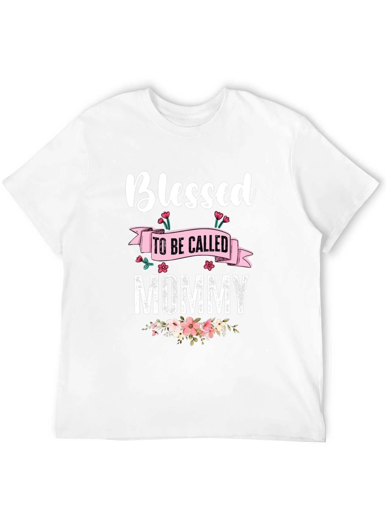 Blessed To Be Called Mommy Black T-Shirt