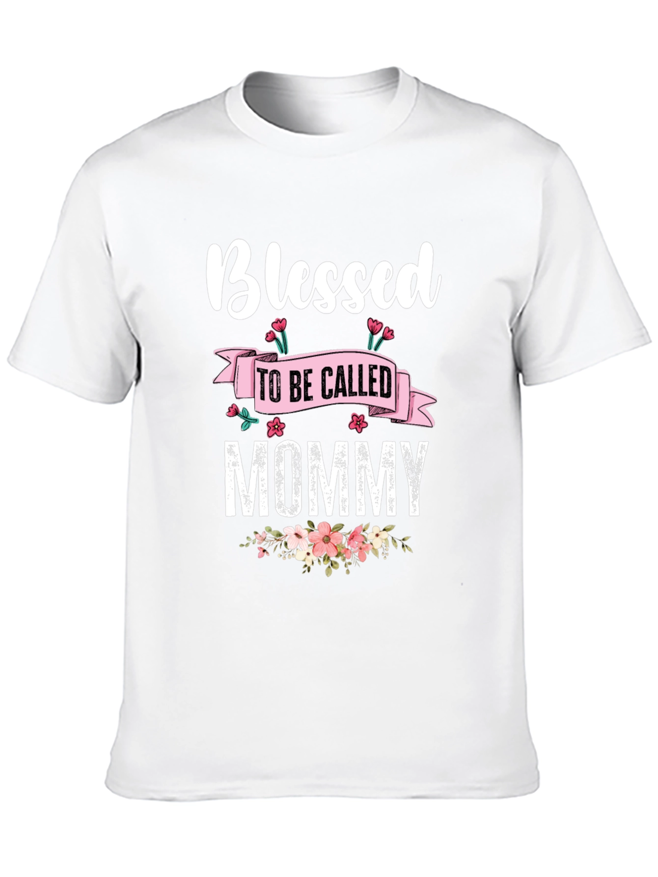 Blessed To Be Called Mommy Black T-Shirt