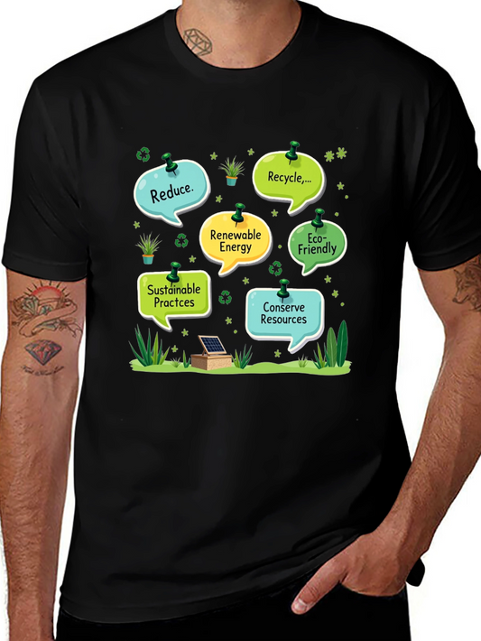Eco-Friendly T-Shirt: Reduce Recycle Conserve