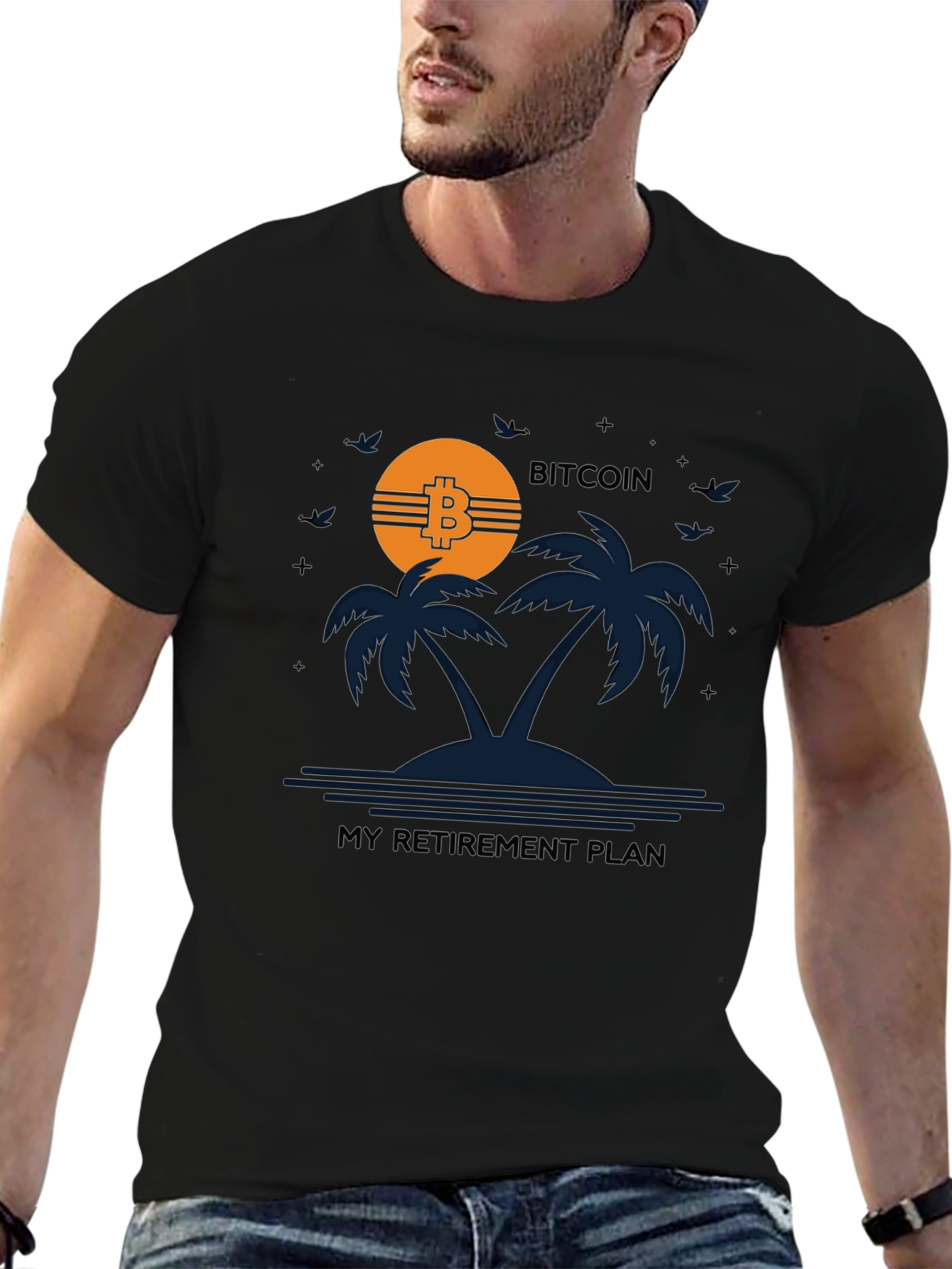 Bitcoin Retirement Plan Graphic T-Shirt