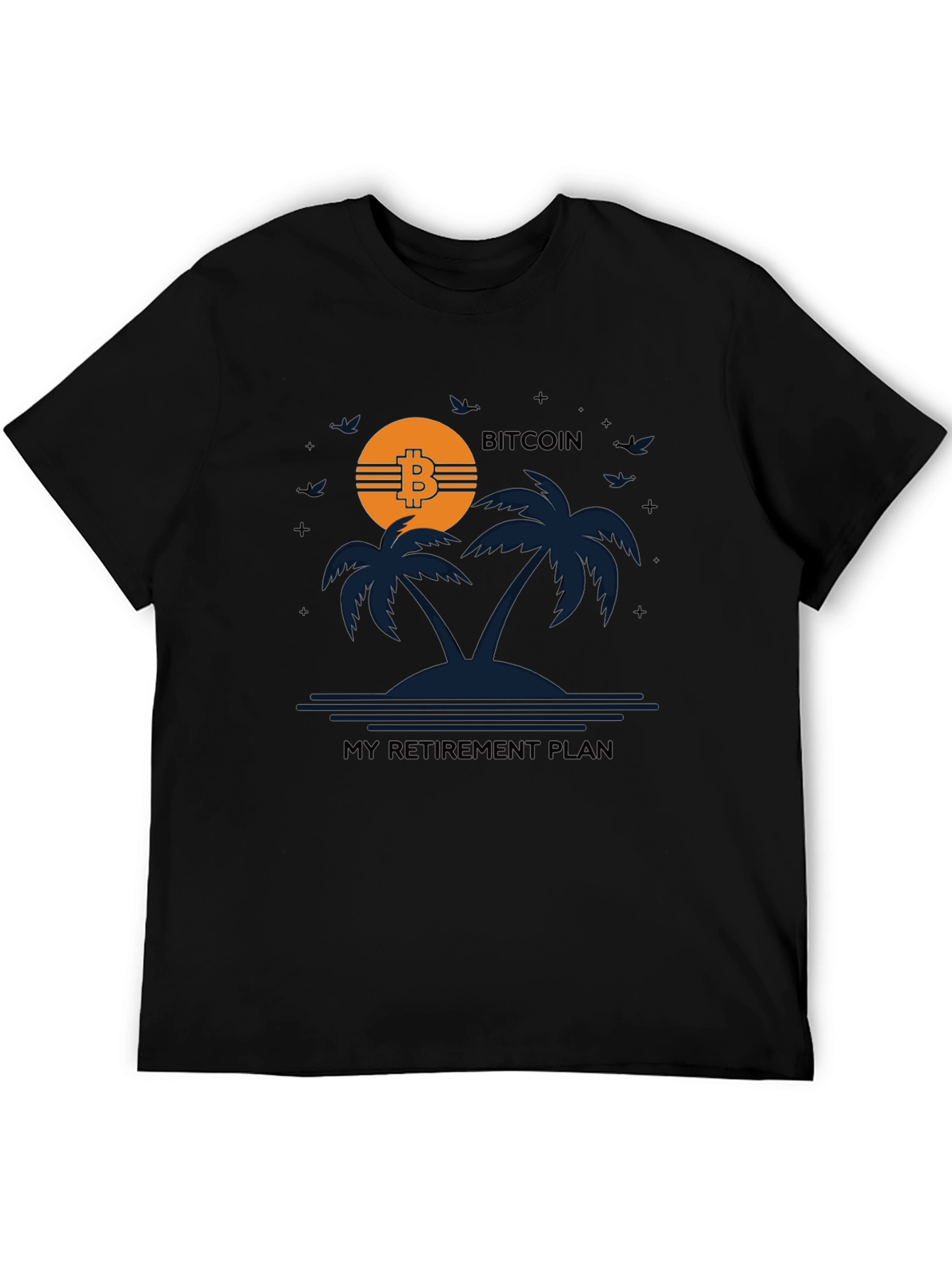 Bitcoin Retirement Plan Graphic T-Shirt