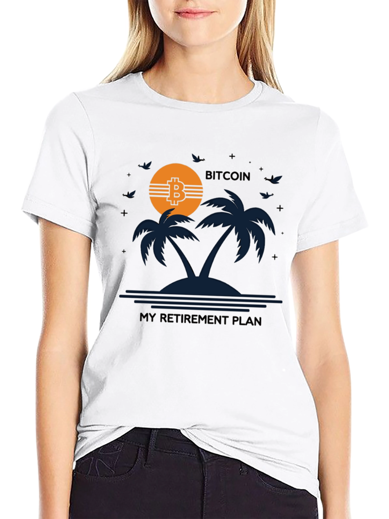 Bitcoin Retirement Plan Graphic T-Shirt