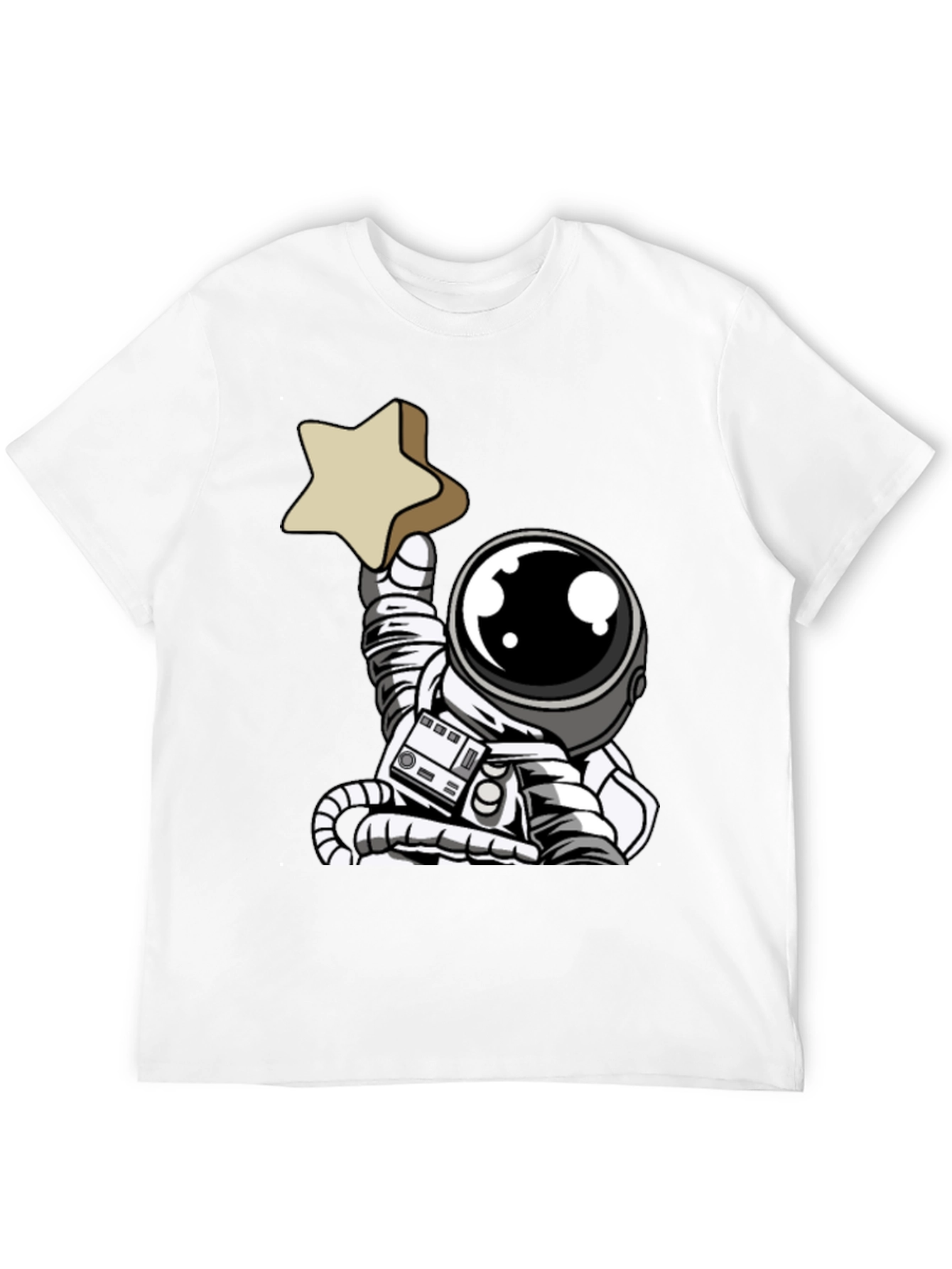 Astronaut Star T-Shirt - Unique Graphic Tee