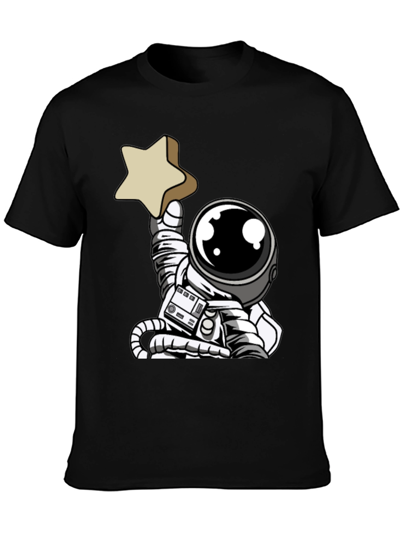 Astronaut Star T-Shirt - Unique Graphic Tee