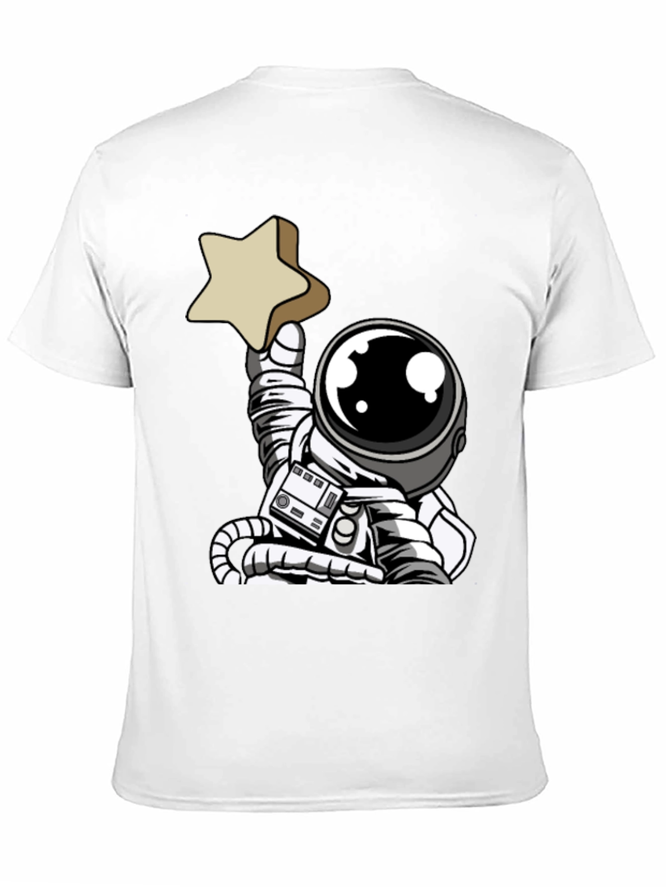 Astronaut Star T-Shirt - Unique Graphic Tee