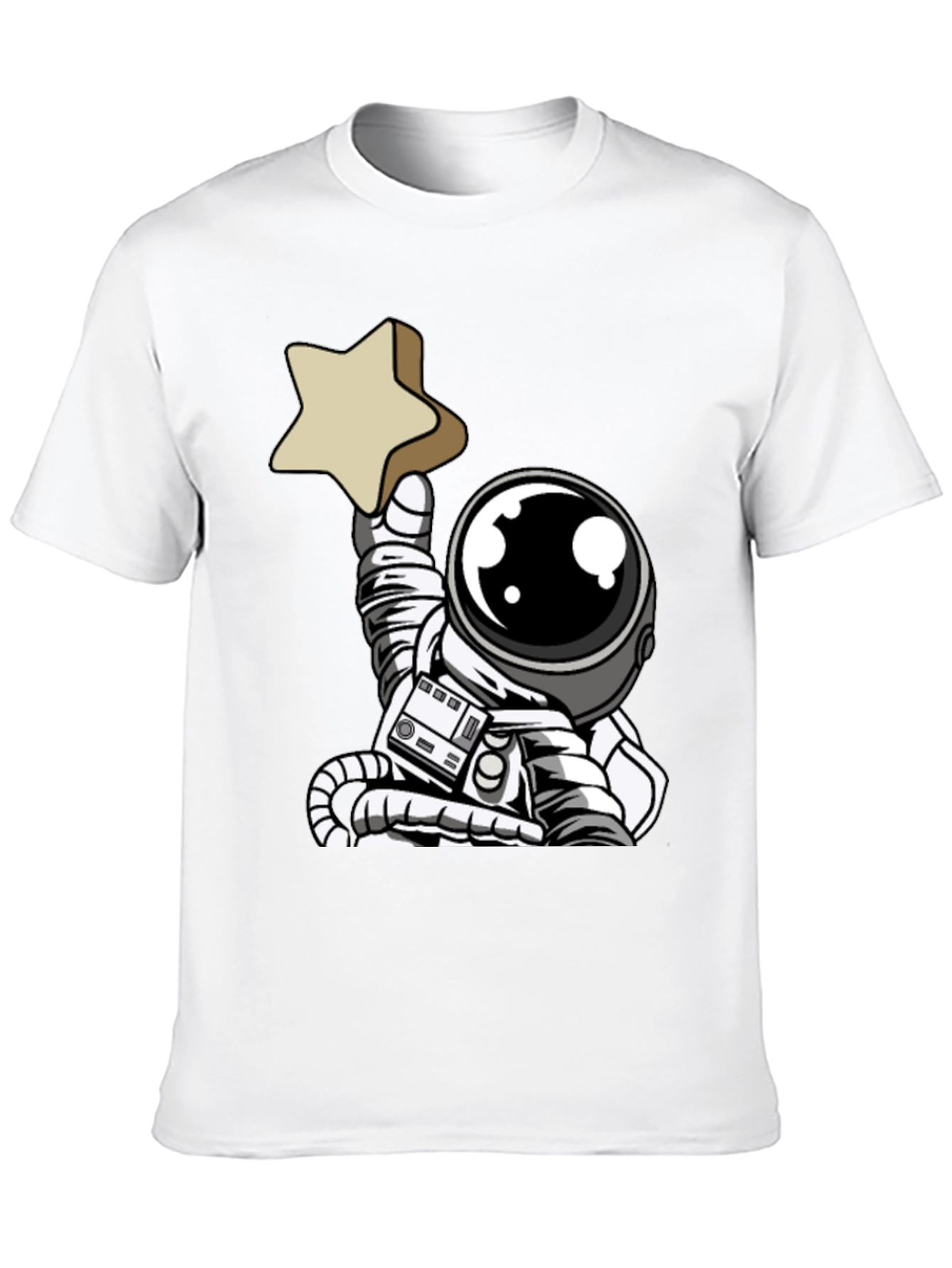 Astronaut Star T-Shirt - Unique Graphic Tee