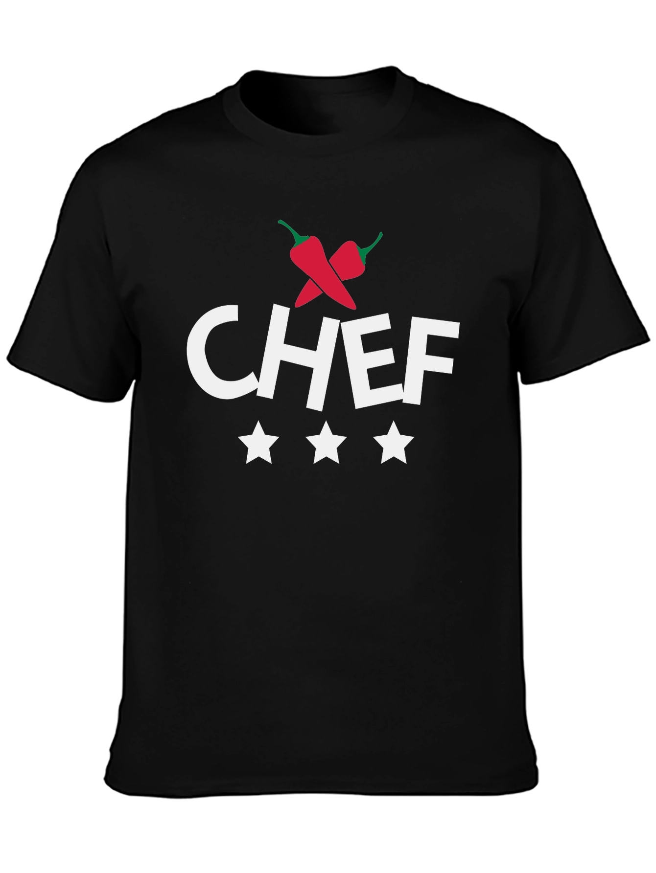 Chef T-Shirt with Chili Pepper Design