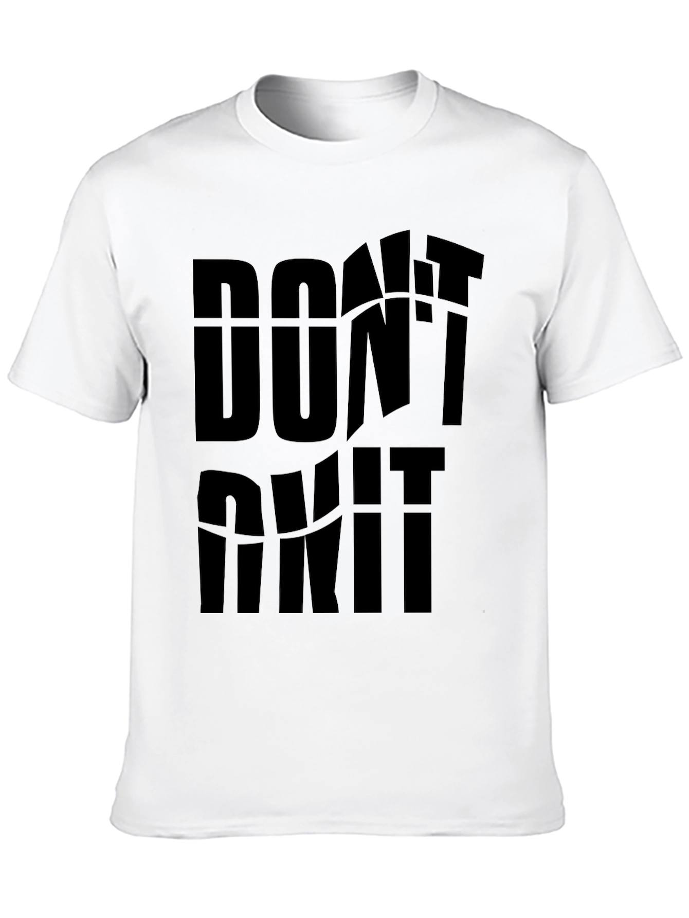 Dont Quit Black Graphic Tee