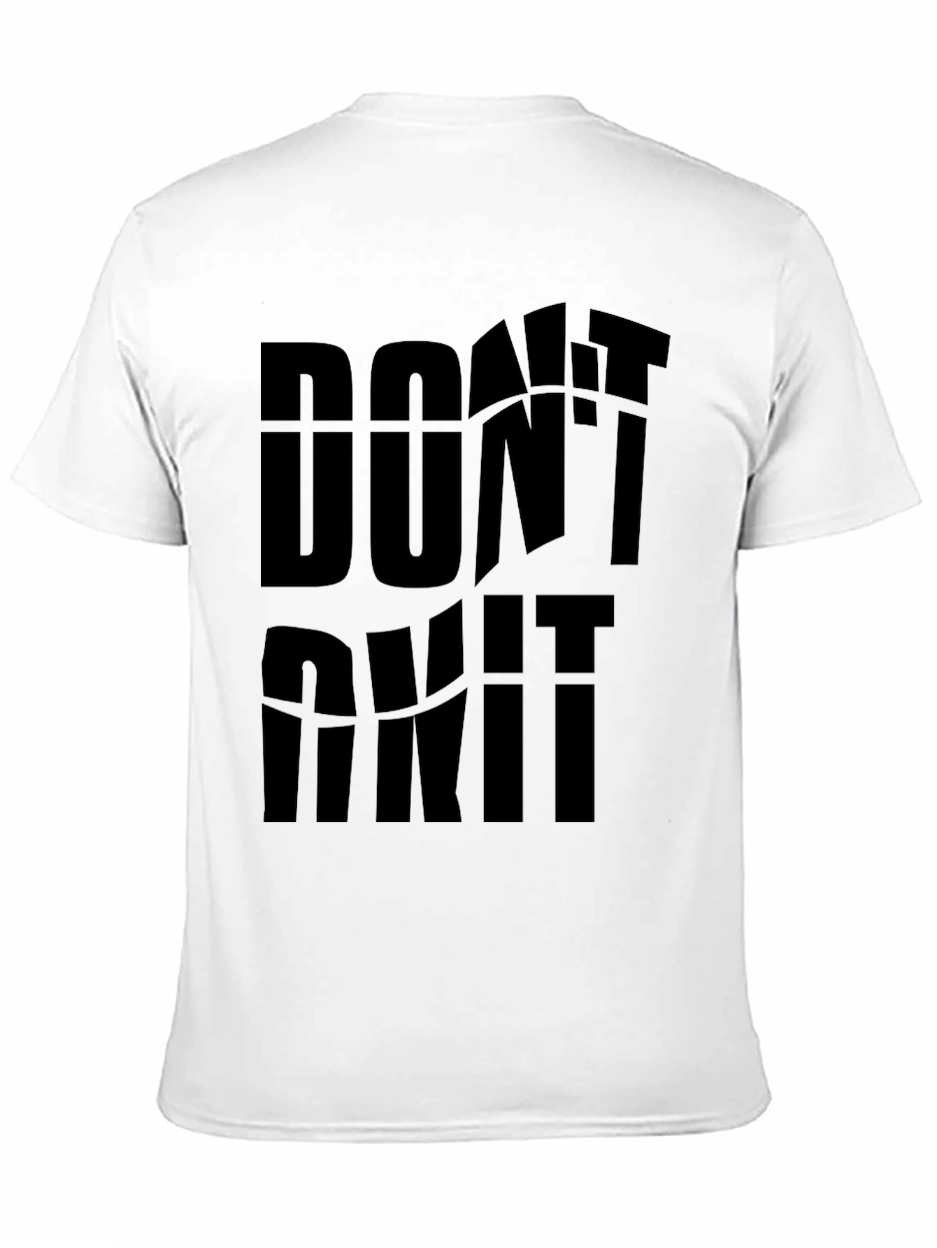 Dont Quit Black Graphic Tee