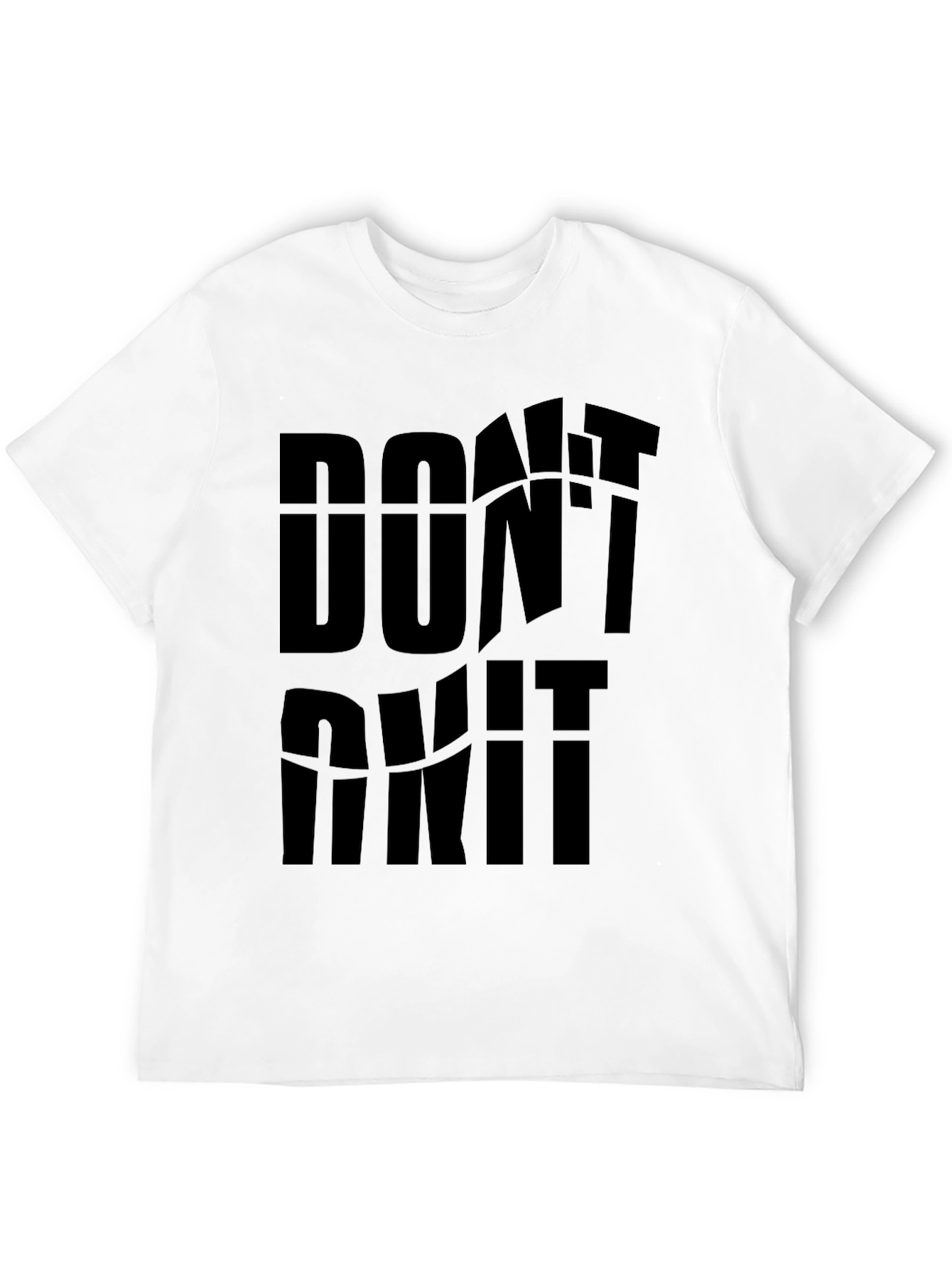 Dont Quit Black Graphic Tee