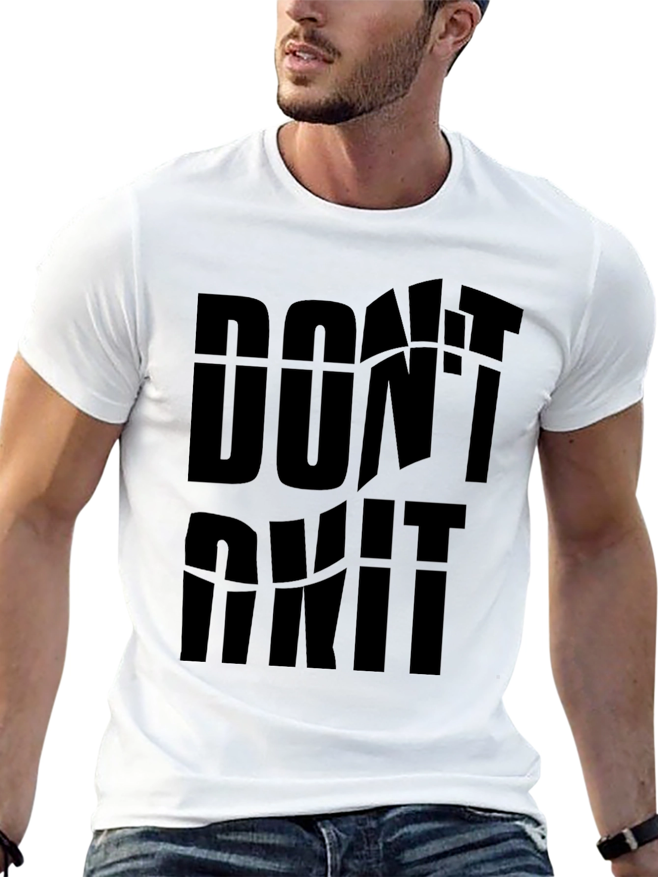 Dont Quit Black Graphic Tee