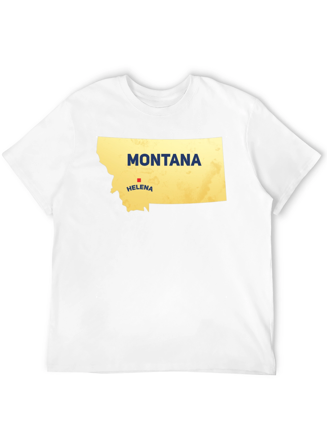 Montana State Map T-Shirt