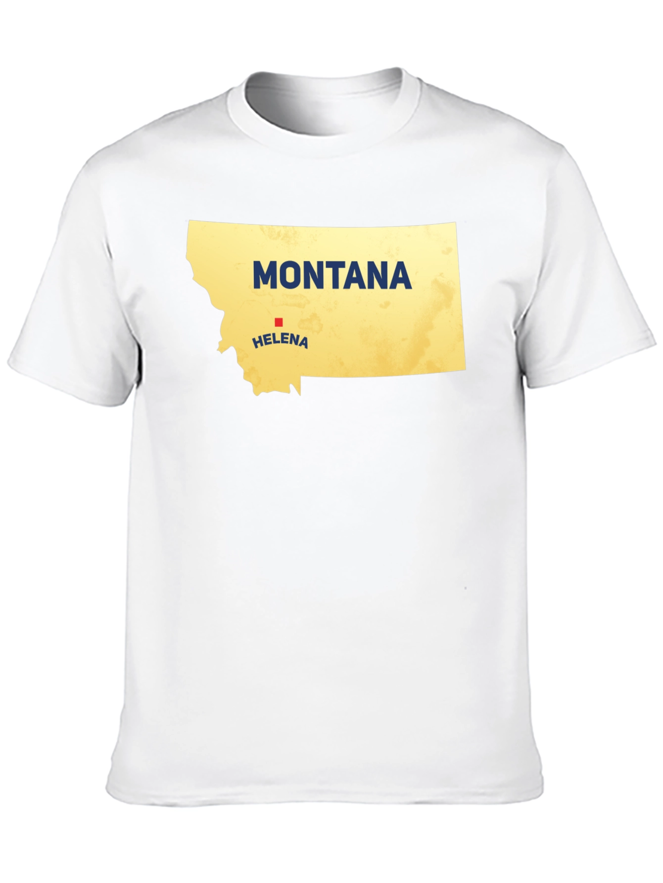 Montana State Map T-Shirt