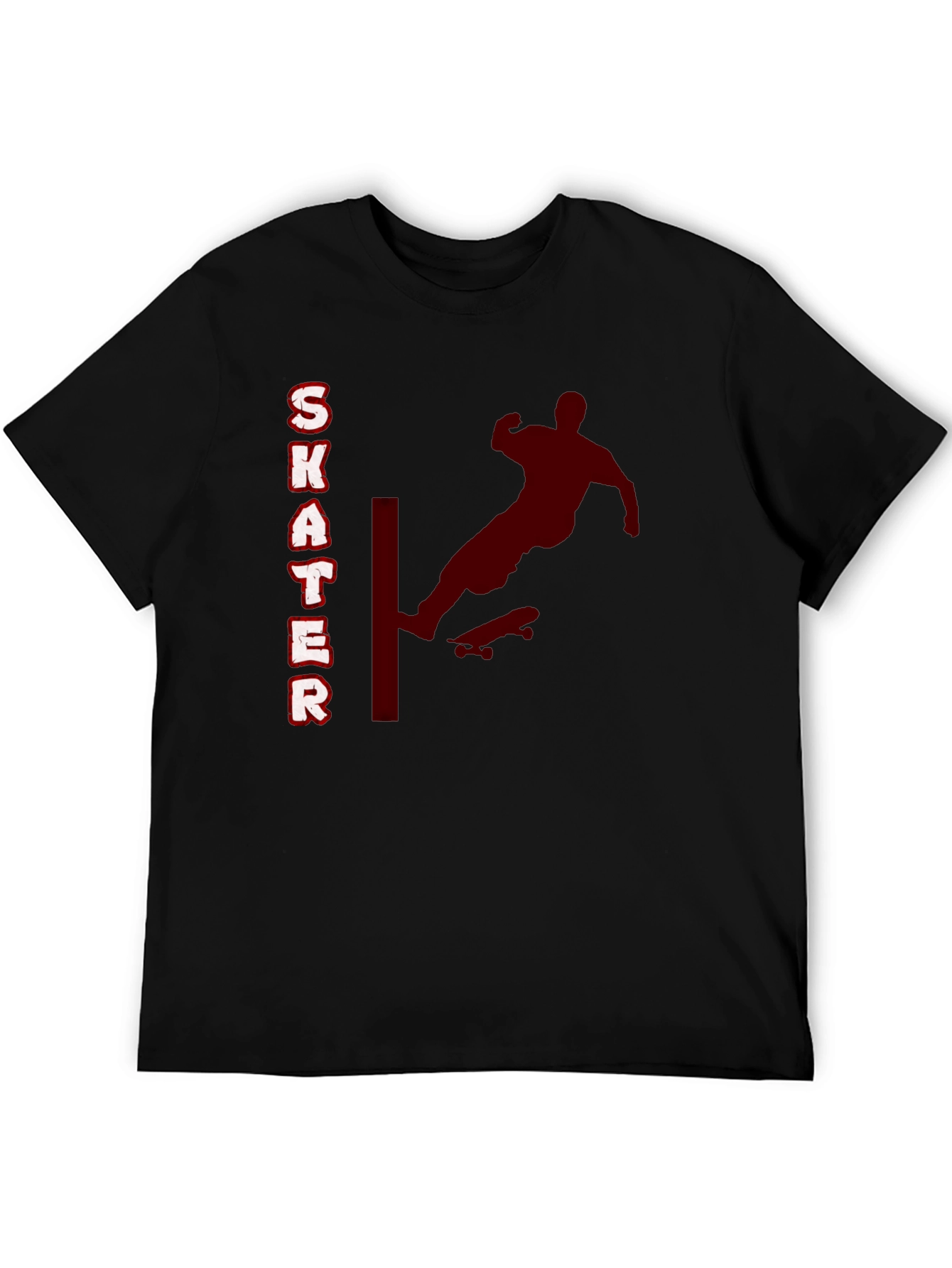 Skater Graphic T-Shirt - Black