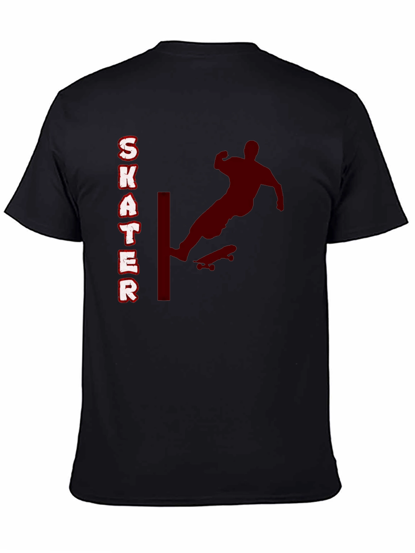 Skater Graphic T-Shirt - Black