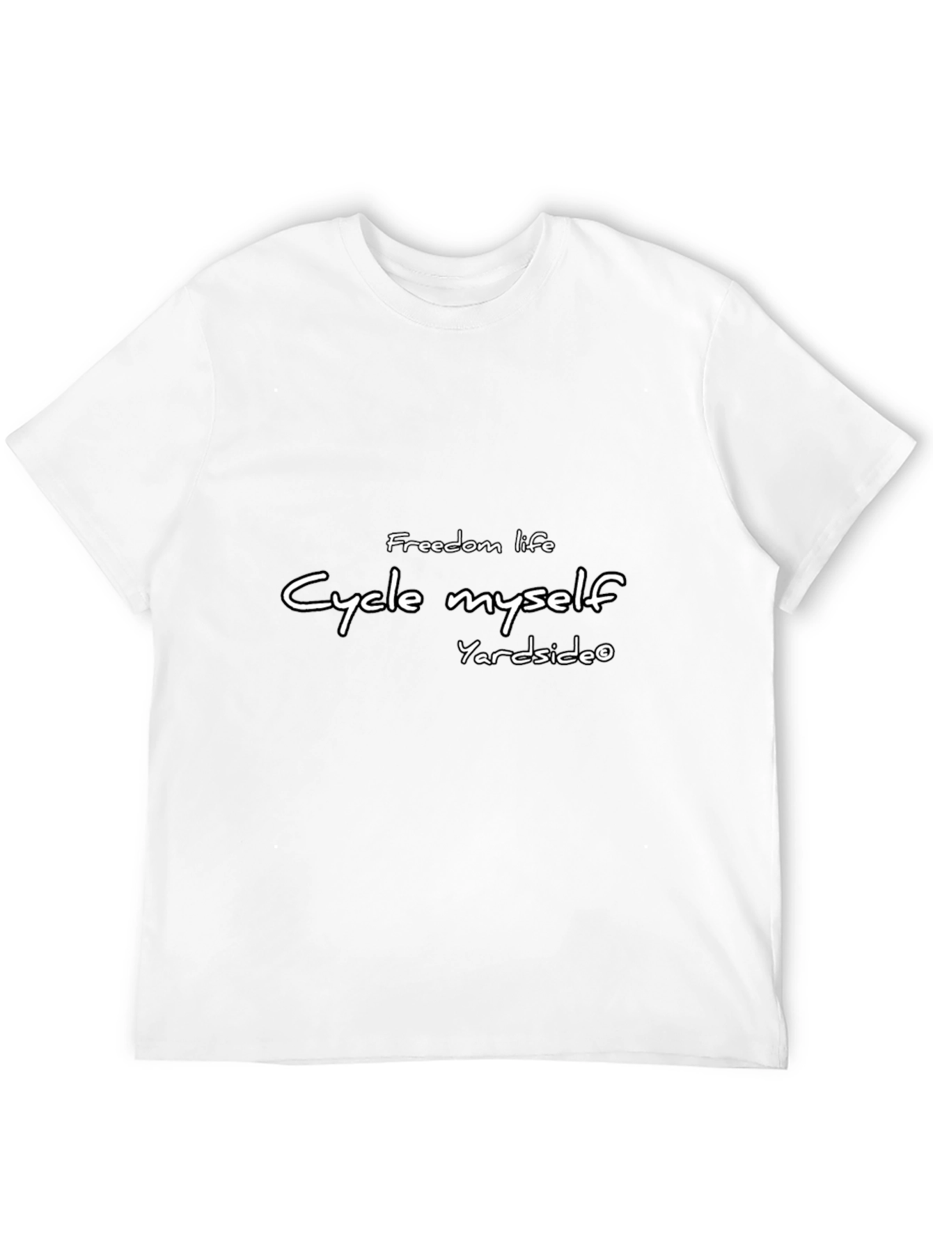 Freedom Life Cycle Myself Black T-Shirt