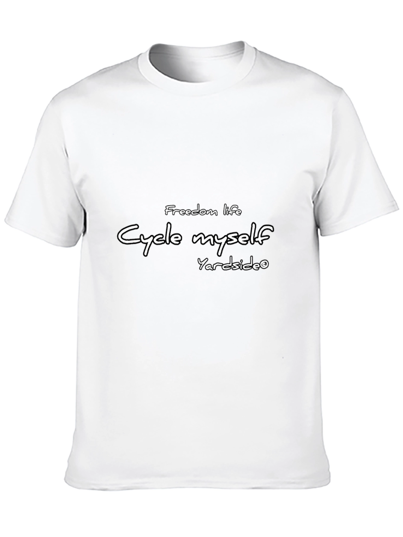 Freedom Life Cycle Myself Black T-Shirt