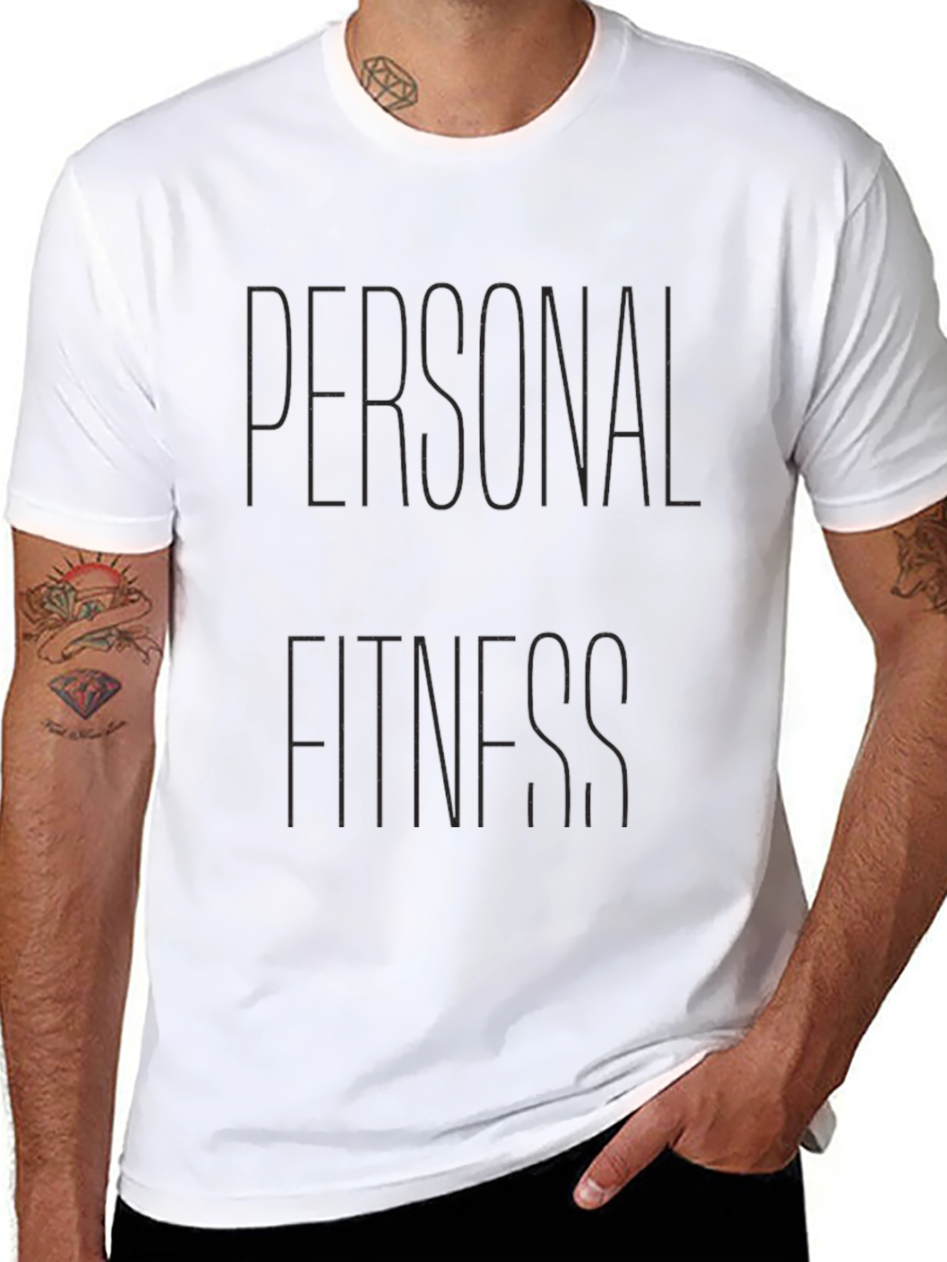 Personal Fitness Black T-Shirt
