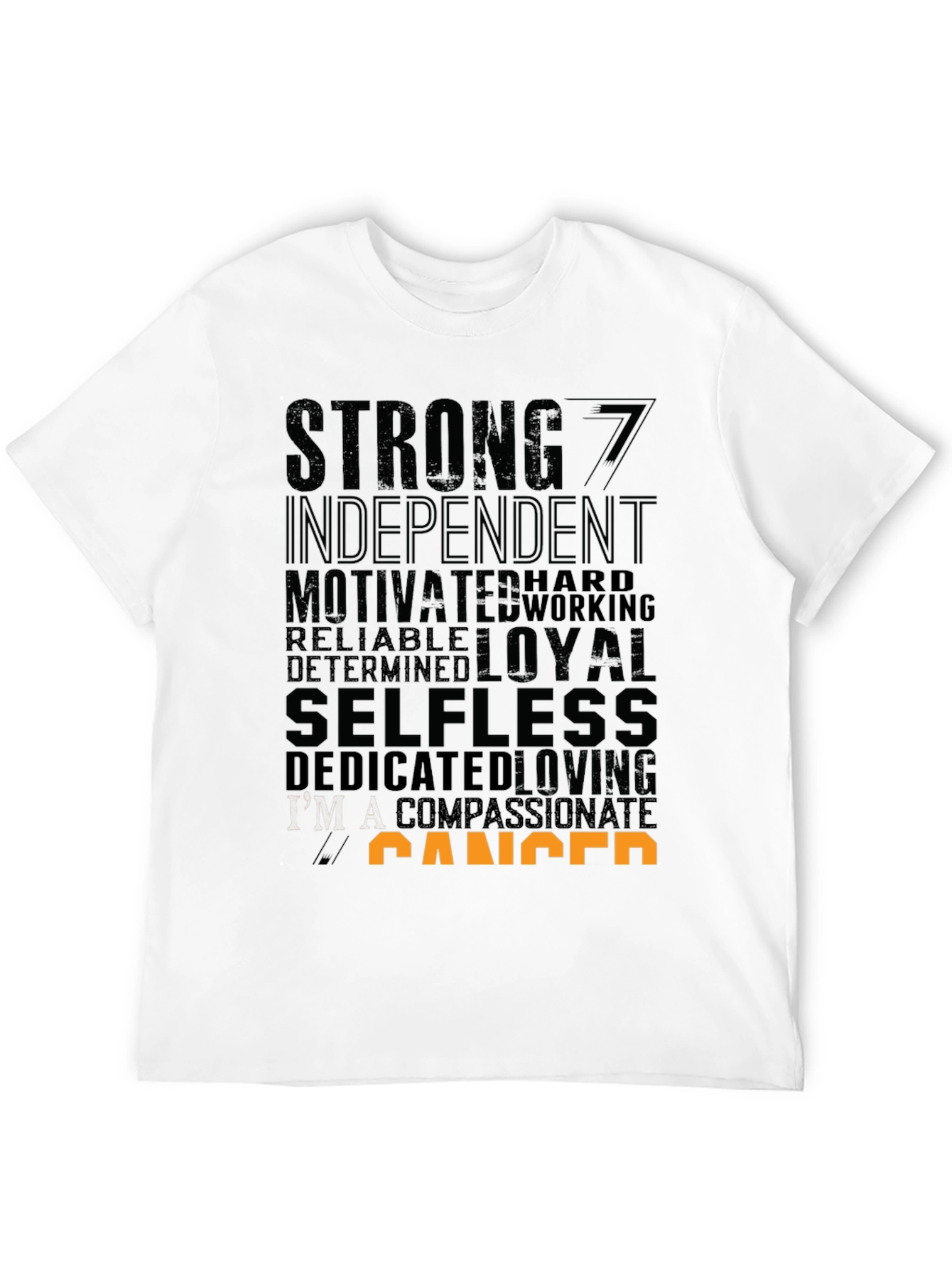 Cancer Zodiac T-Shirt - Strong Loyal Selfless