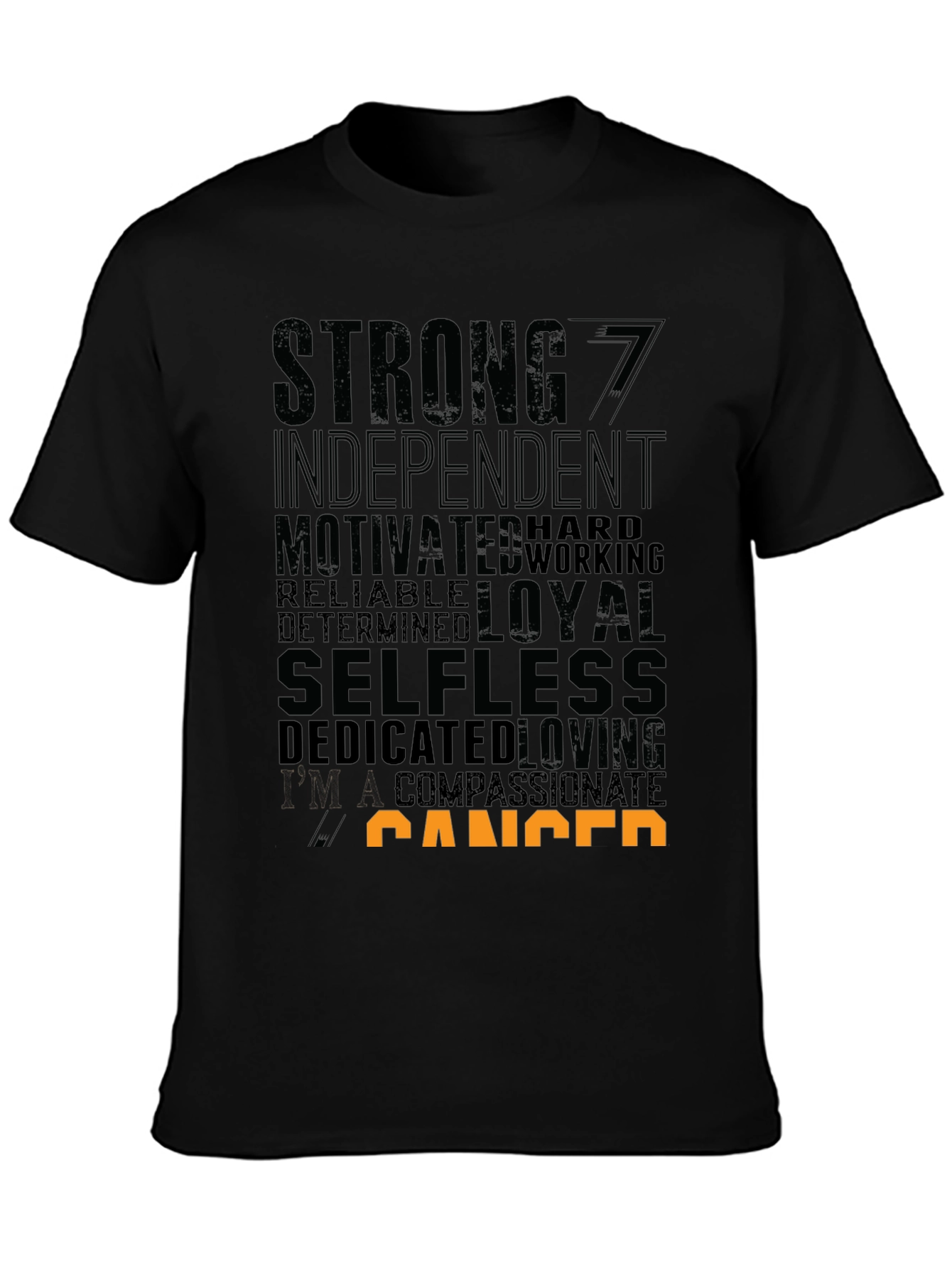 Cancer Zodiac T-Shirt - Strong Loyal Selfless