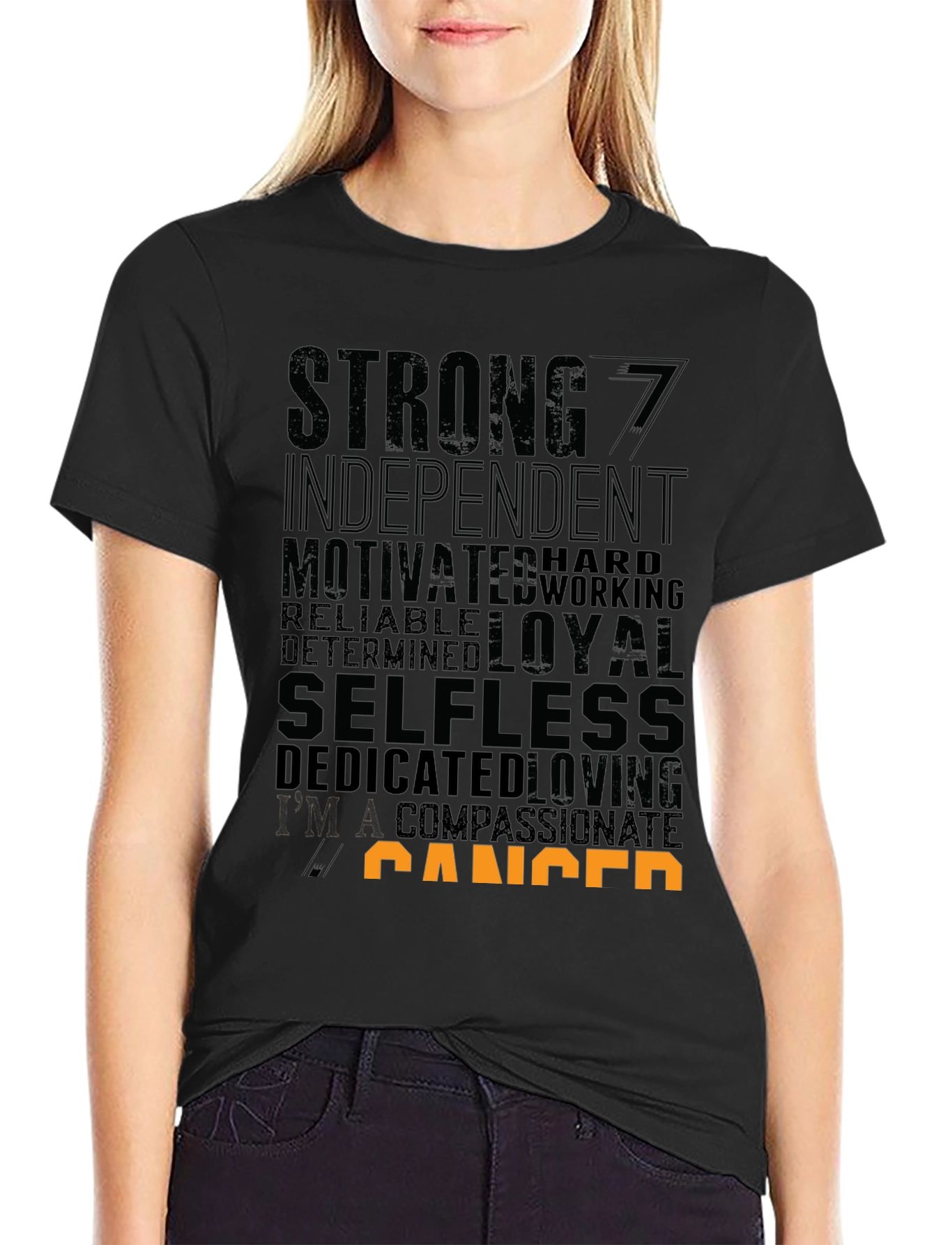 Cancer Zodiac T-Shirt - Strong Loyal Selfless