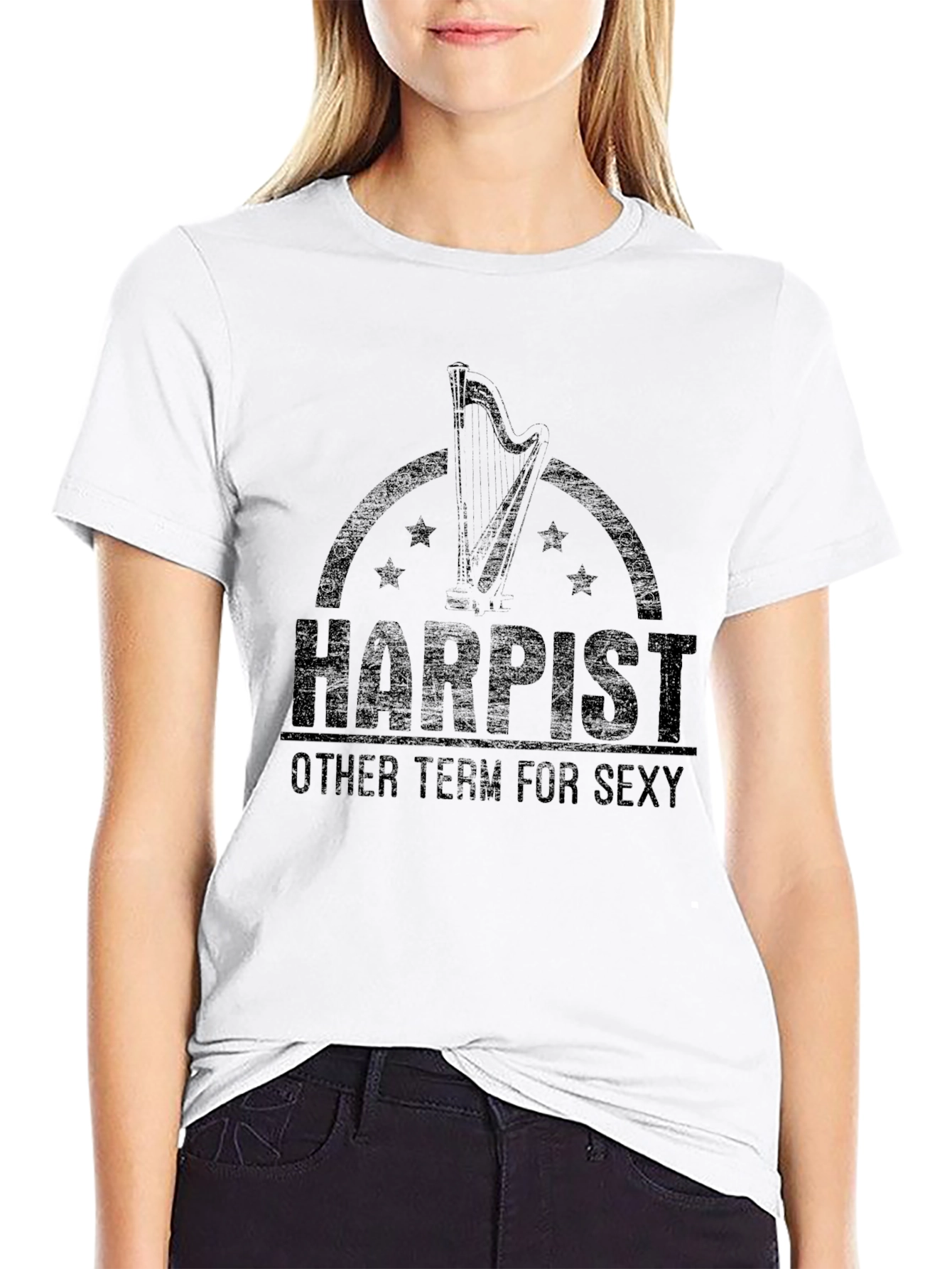 Harpist Sexy T-Shirt - Musician Gift