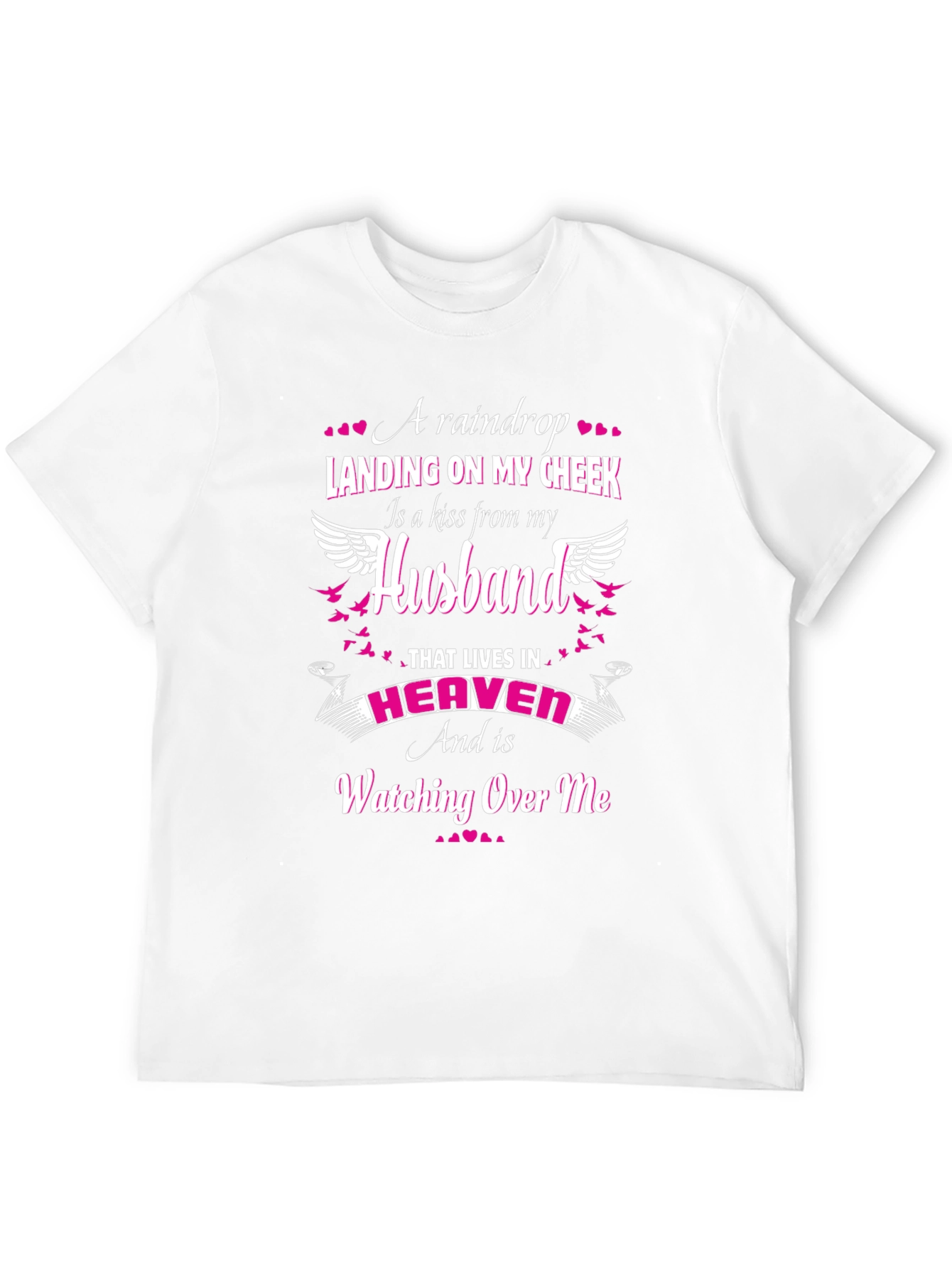 Husband in Heaven Memorial T-Shirt