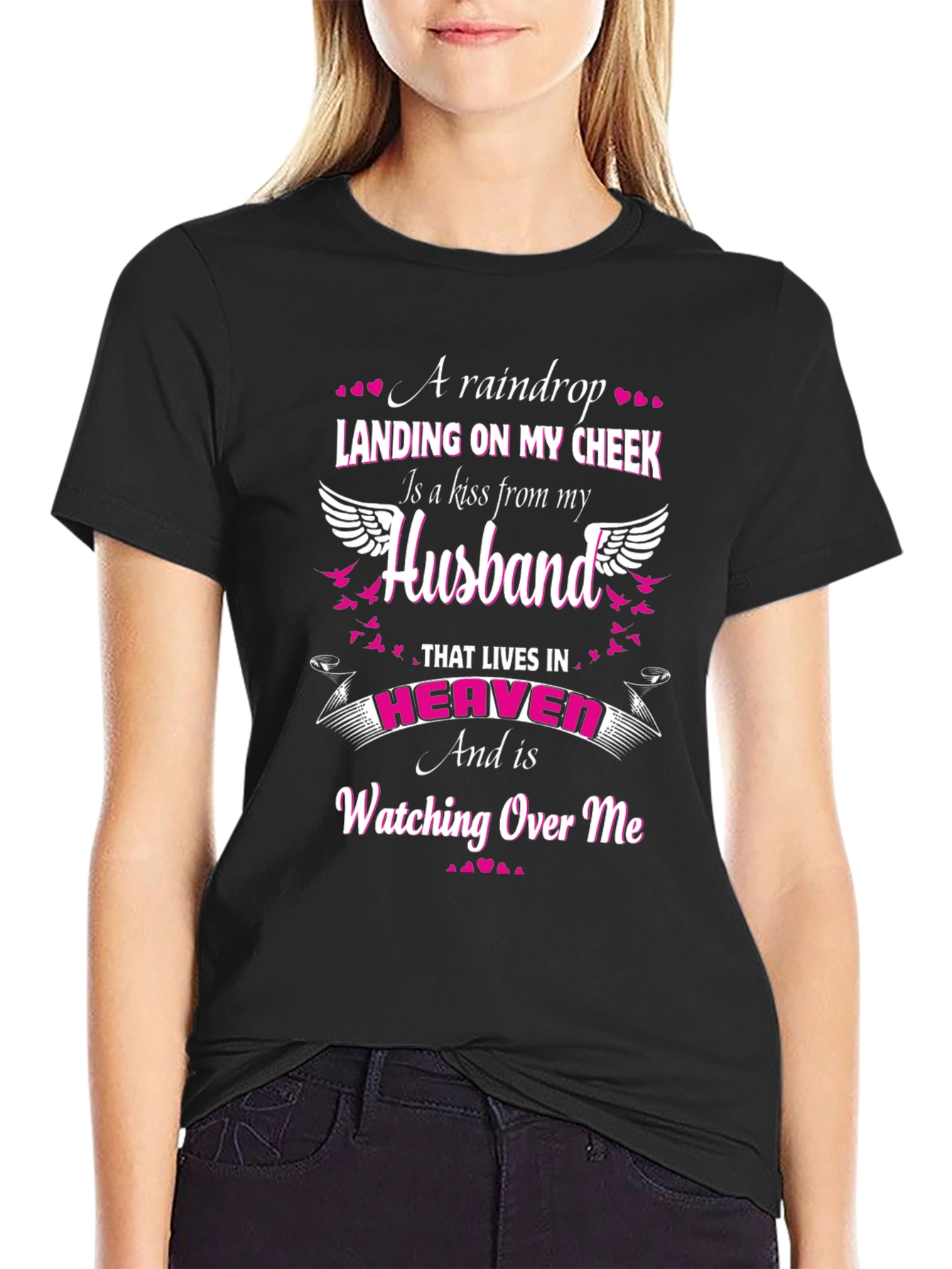 Husband in Heaven Memorial T-Shirt