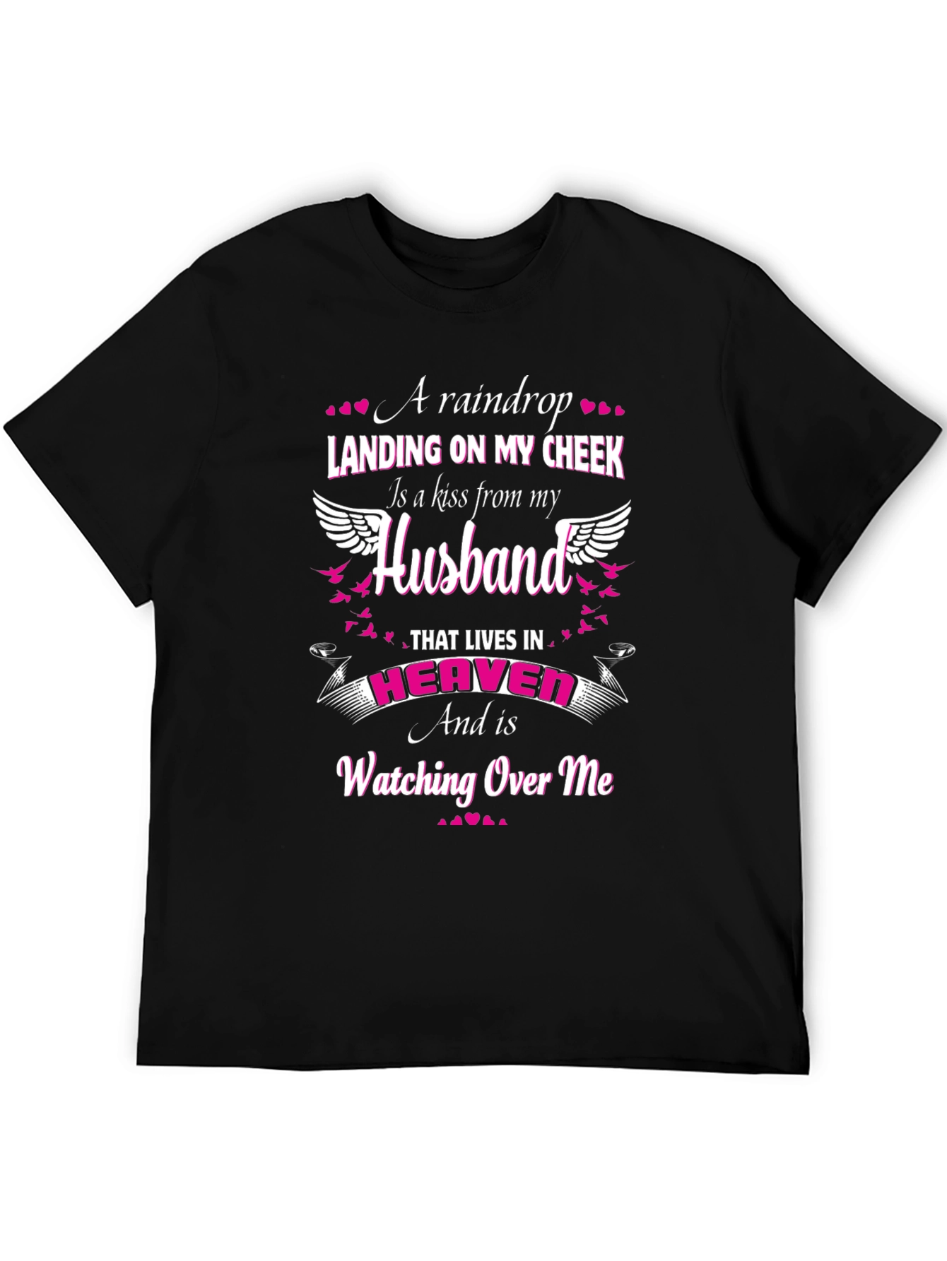 Husband in Heaven Memorial T-Shirt
