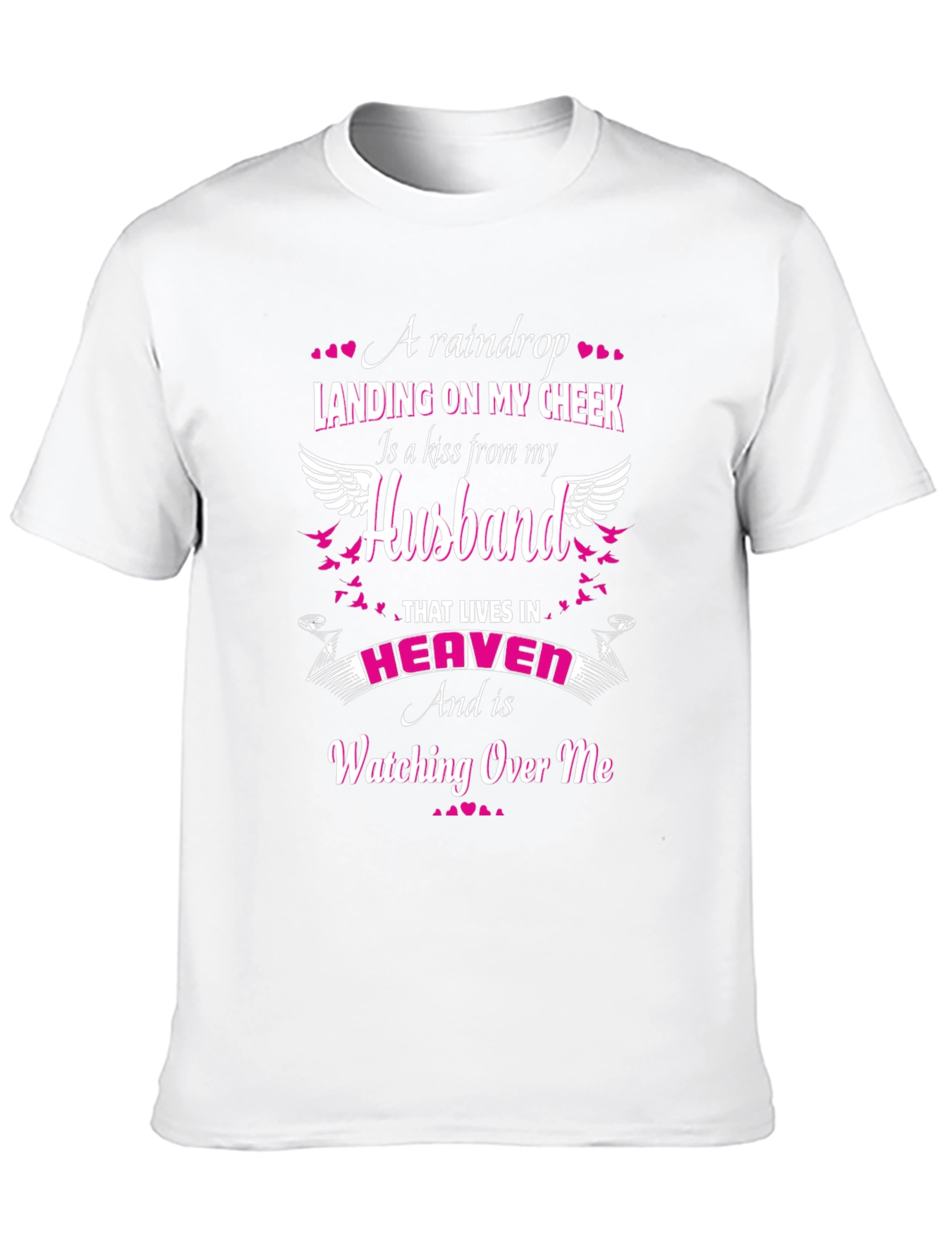 Husband in Heaven Memorial T-Shirt