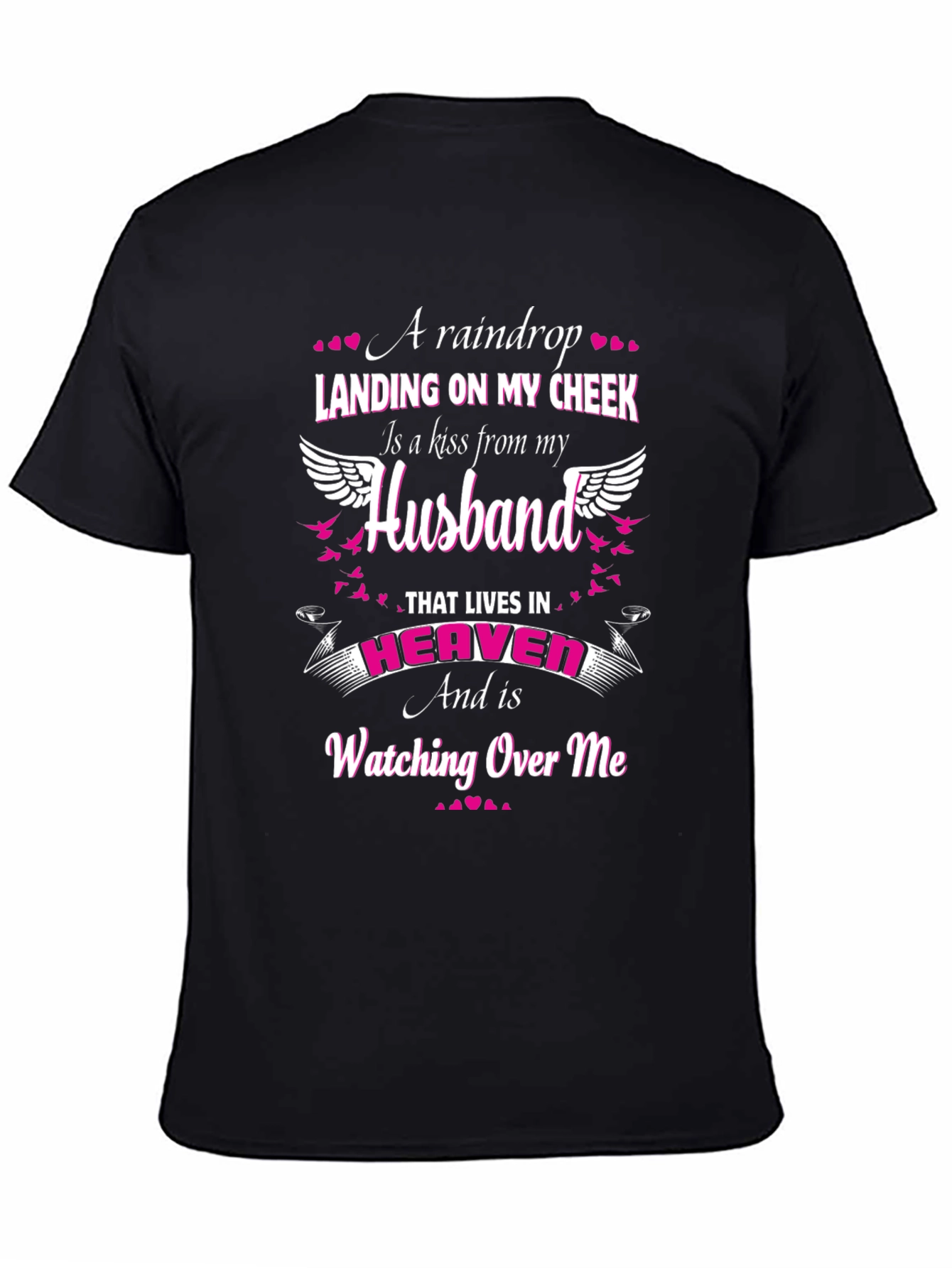 Husband in Heaven Memorial T-Shirt
