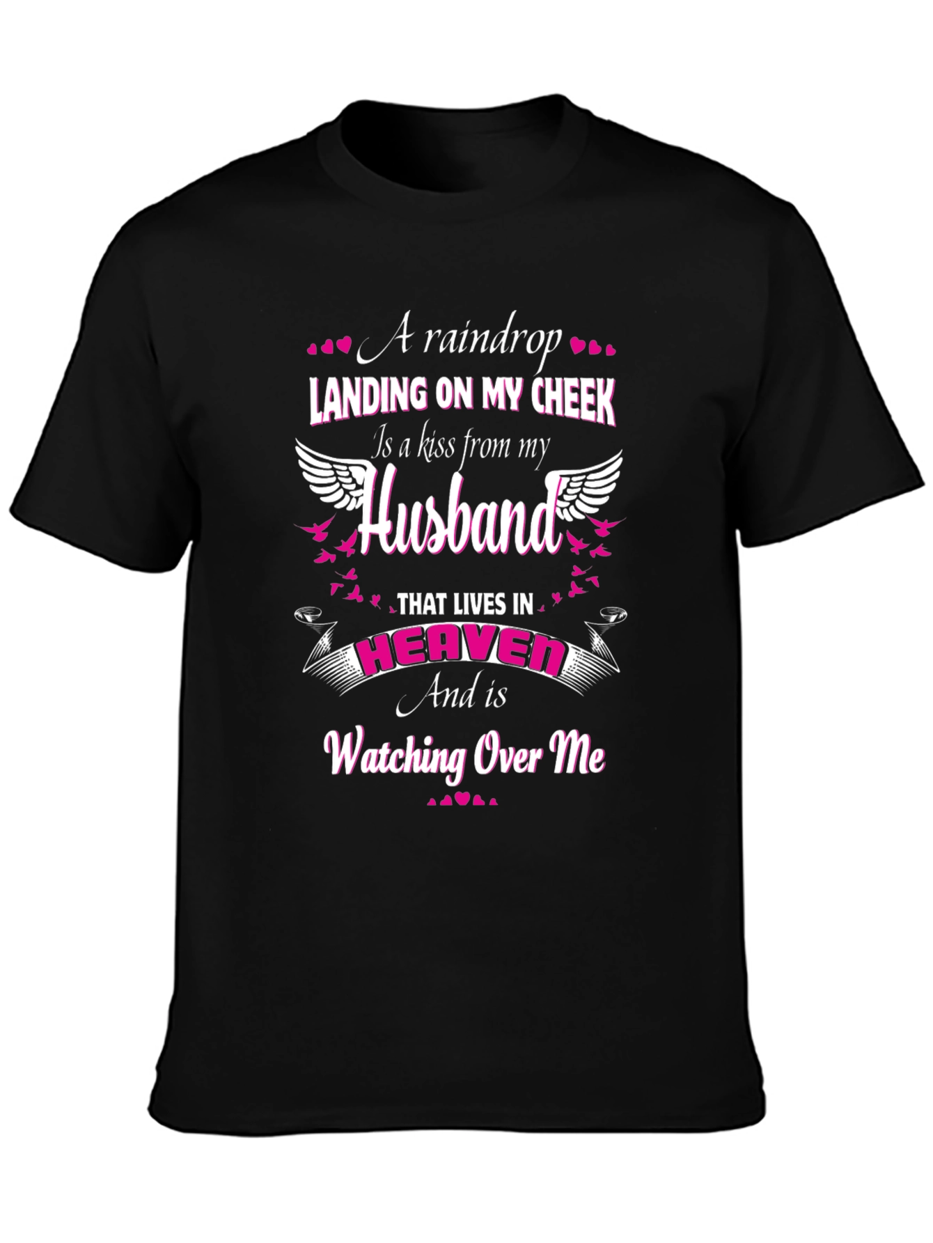 Husband in Heaven Memorial T-Shirt