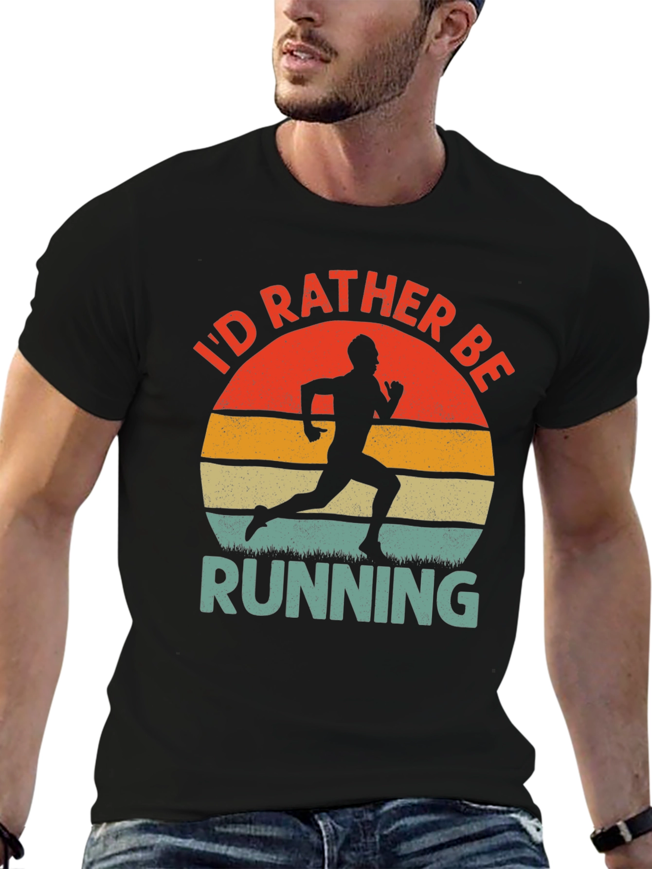 Id Rather Be Running Graphic Tee