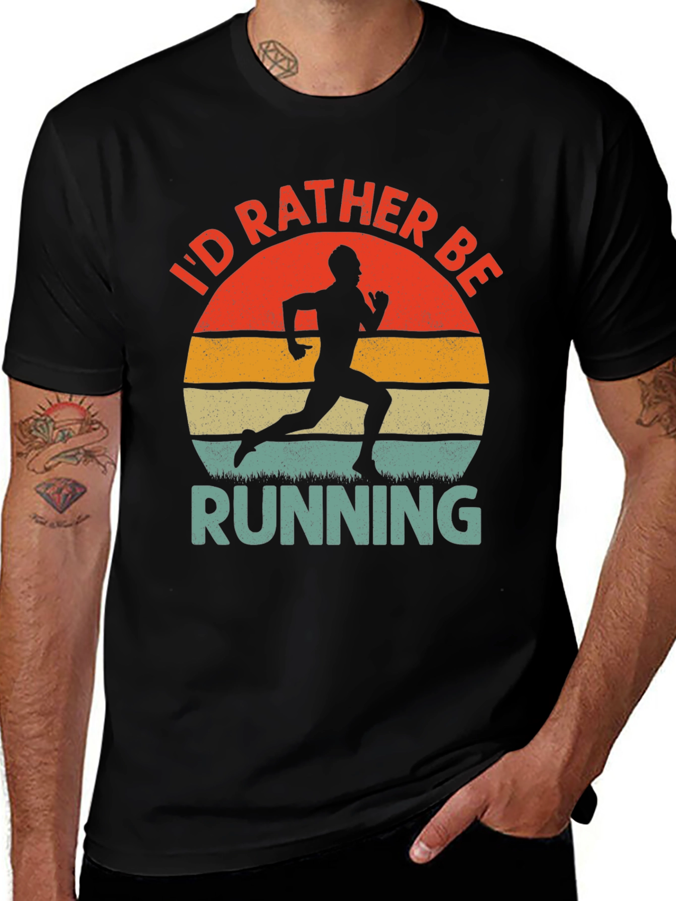 Id Rather Be Running Graphic Tee