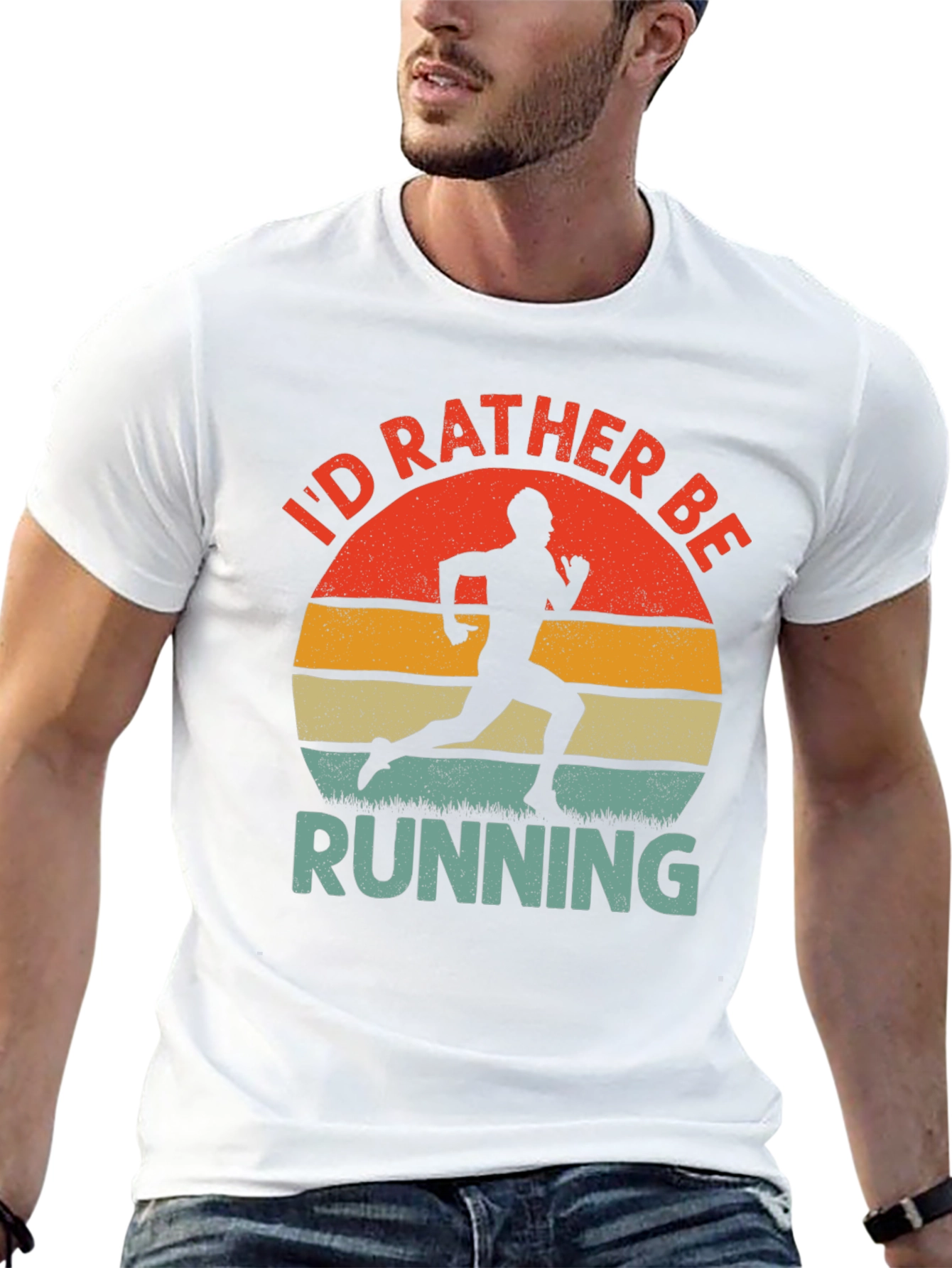 Id Rather Be Running Graphic Tee