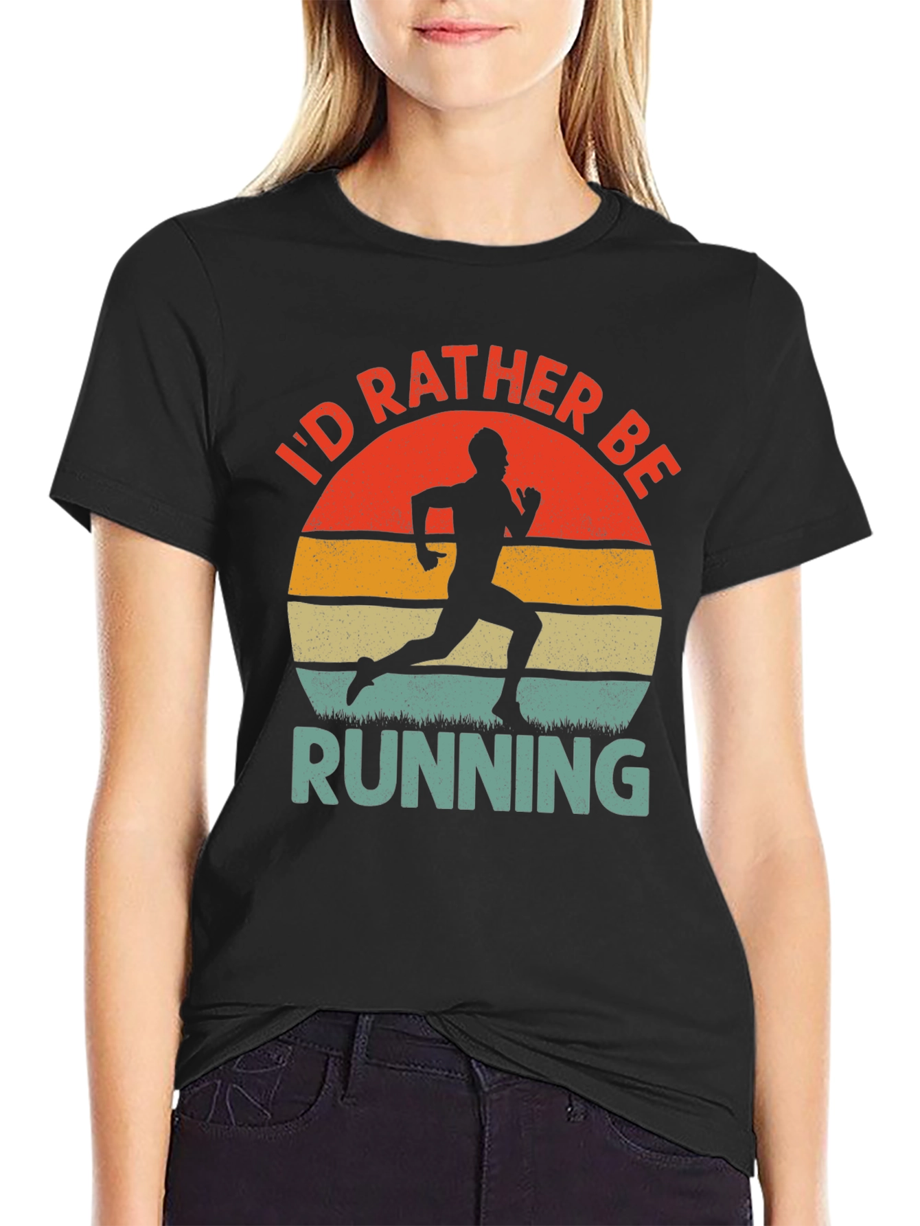 Id Rather Be Running Graphic Tee
