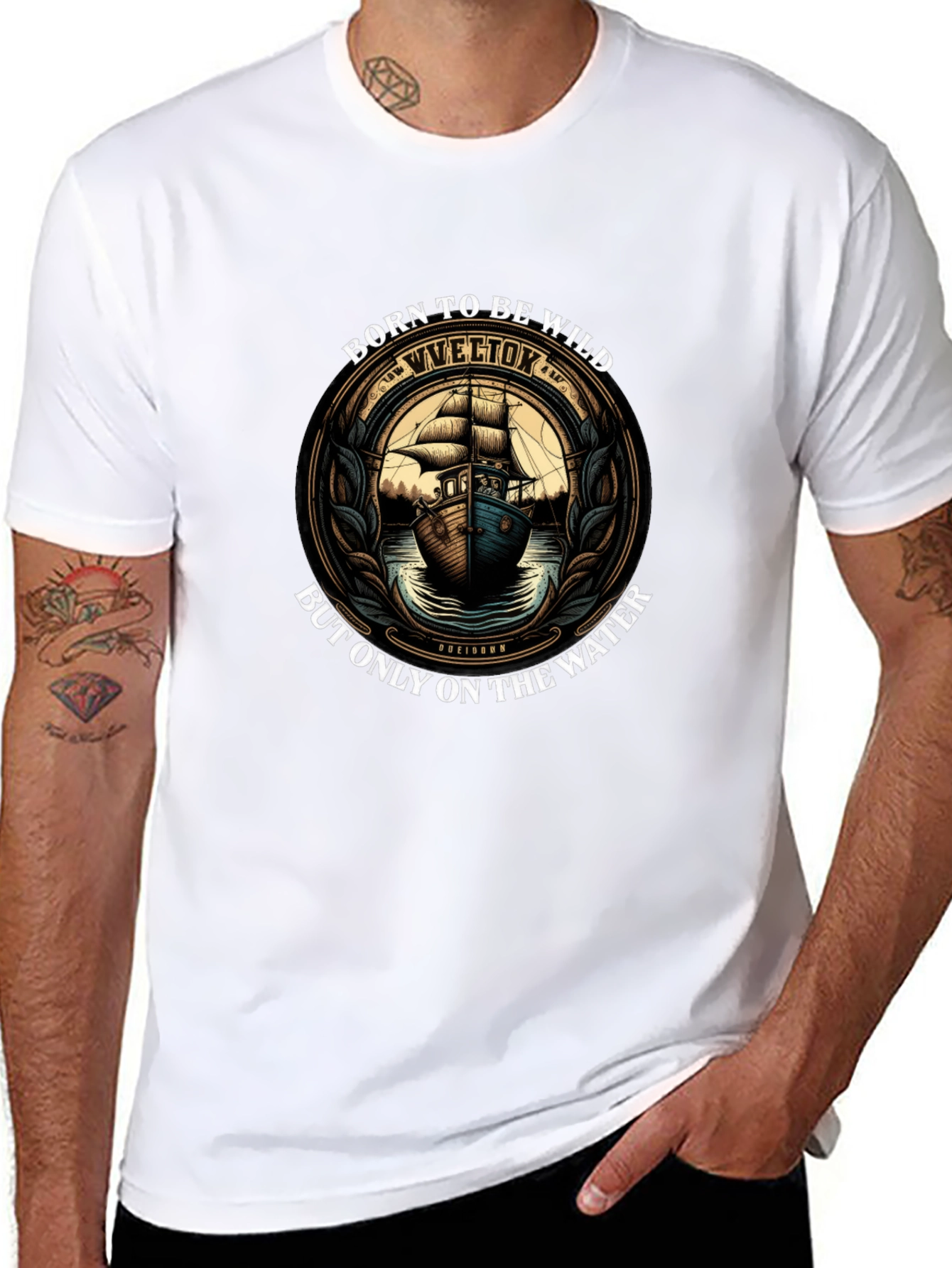 Born to Be Wild Nautical T-Shirt