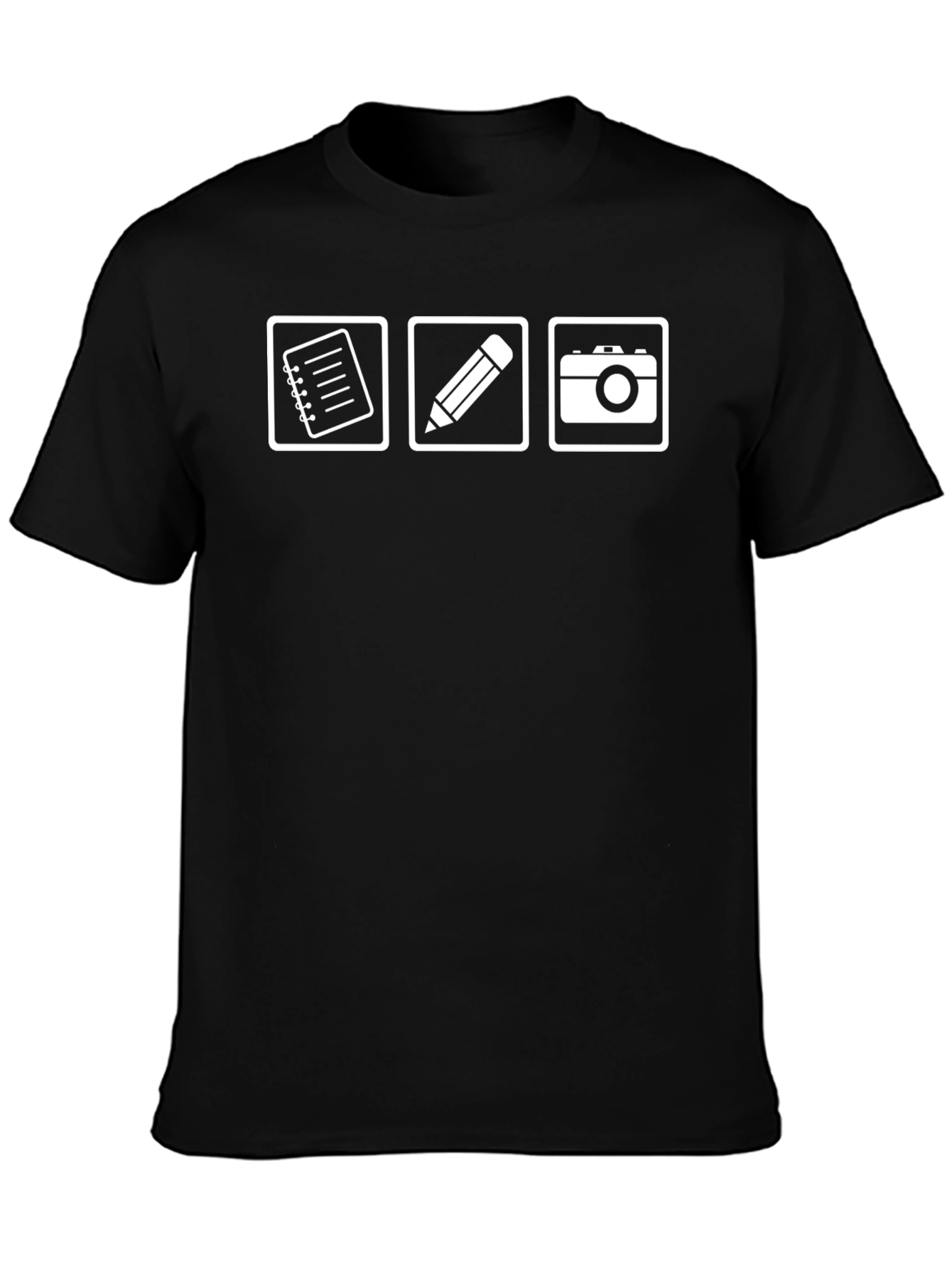 Writer Photographer T-Shirt Black