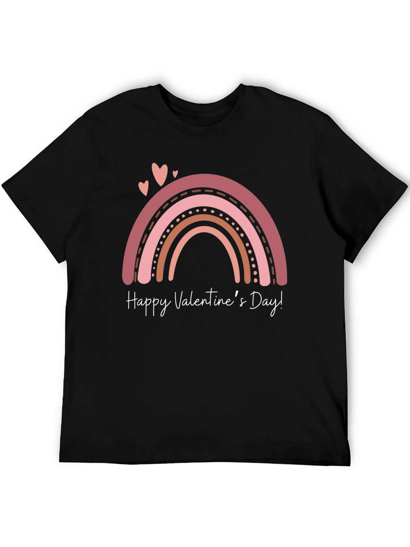 Valentines Day Rainbow Graphic Tee