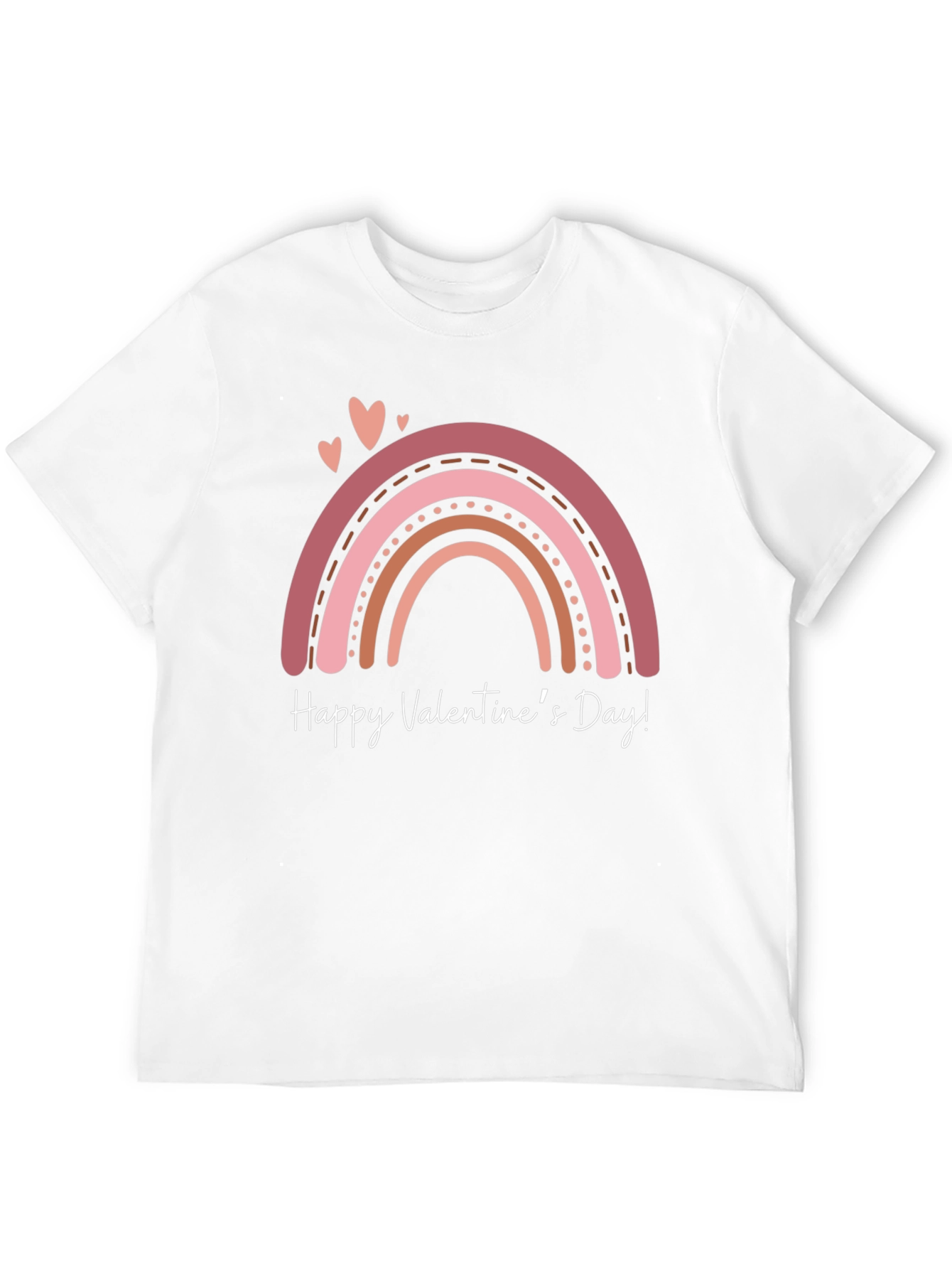 Valentines Day Rainbow Graphic Tee