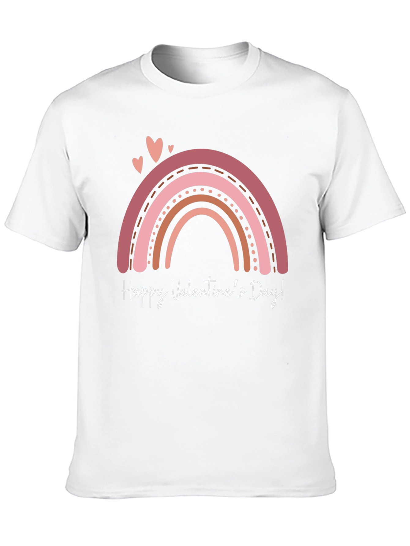 Valentines Day Rainbow Graphic Tee