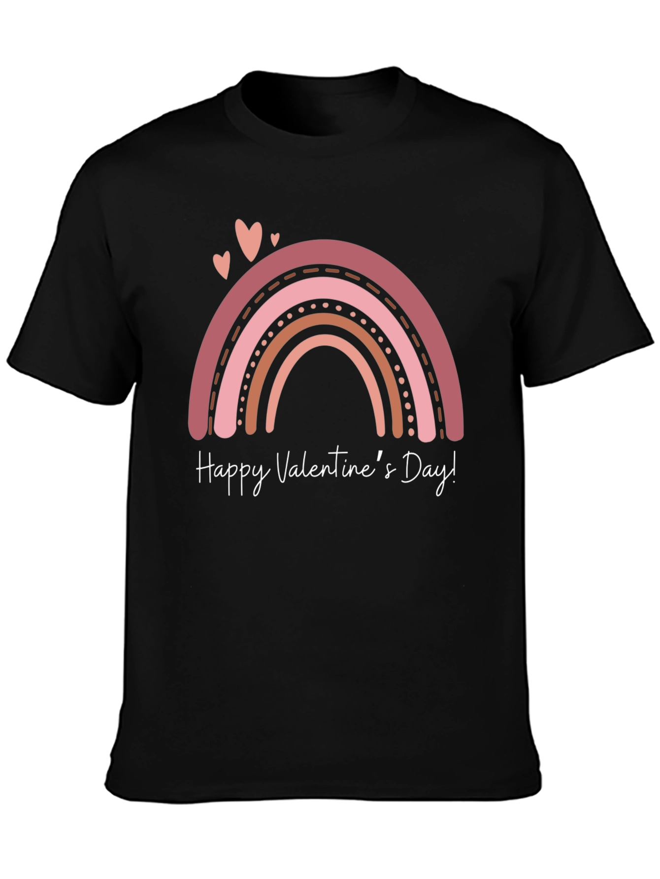 Valentines Day Rainbow Graphic Tee