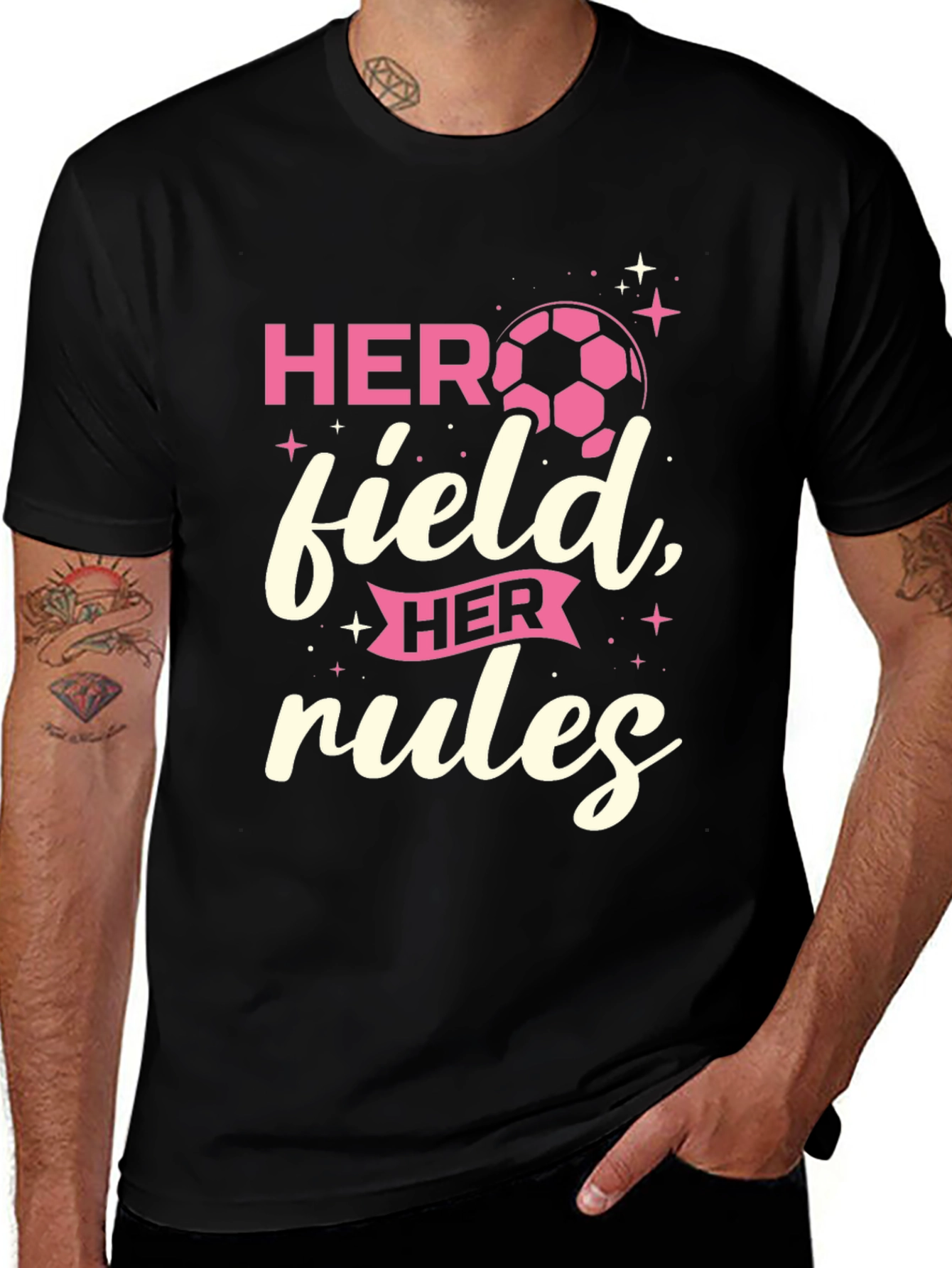 Her Field Her Rules Womens Soccer T-Shirt