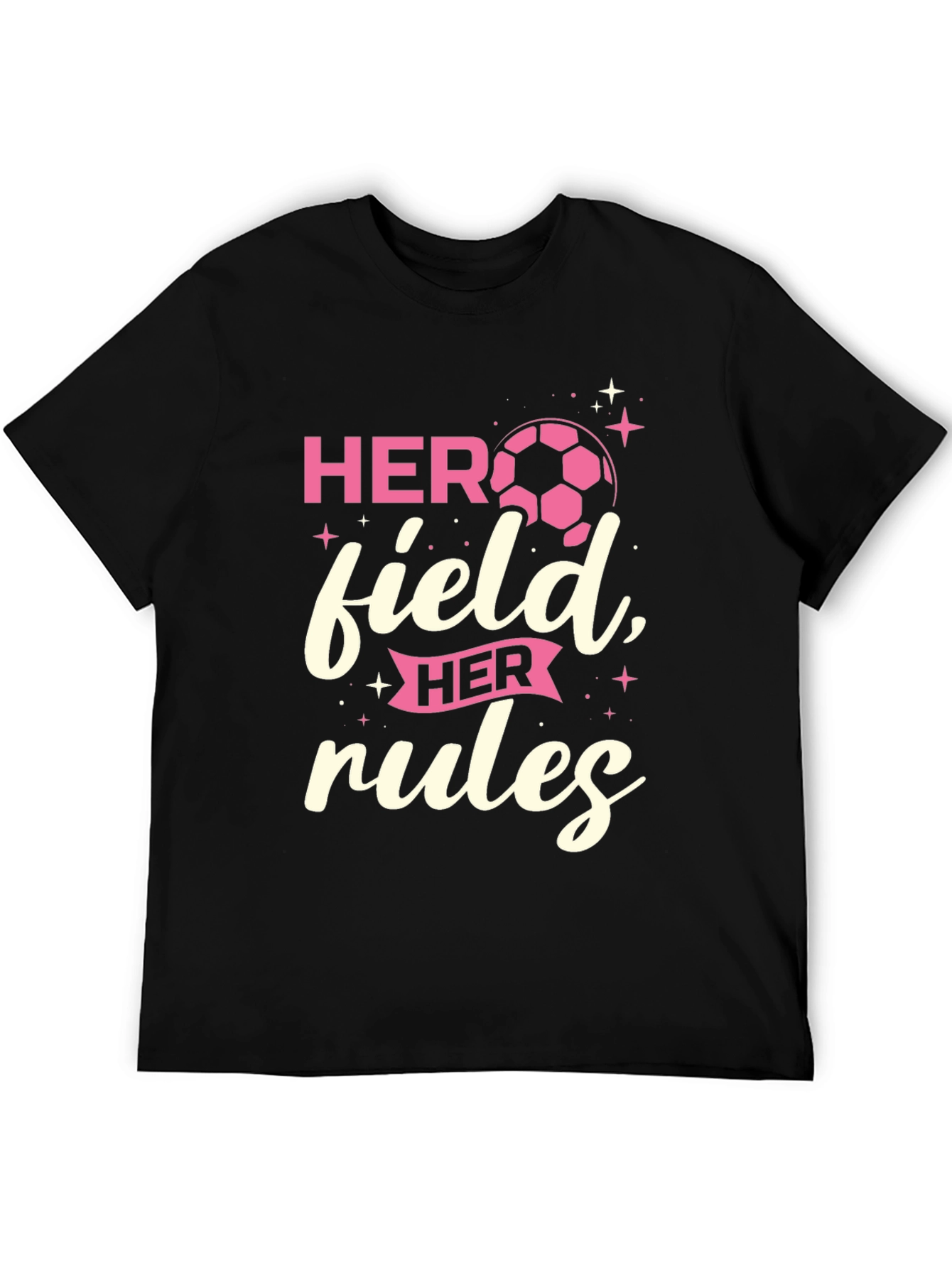 Her Field Her Rules Womens Soccer T-Shirt