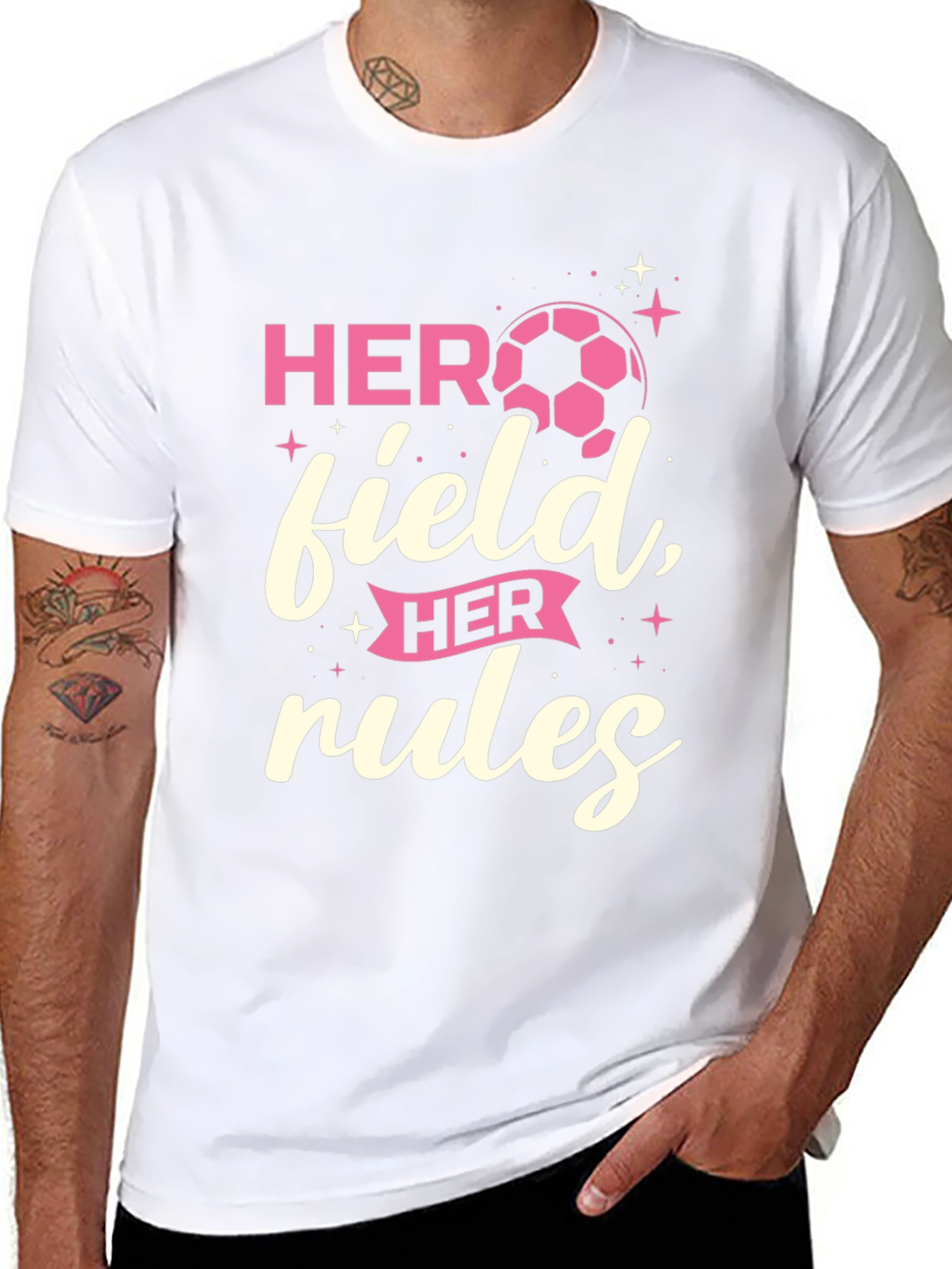 Her Field Her Rules Womens Soccer T-Shirt