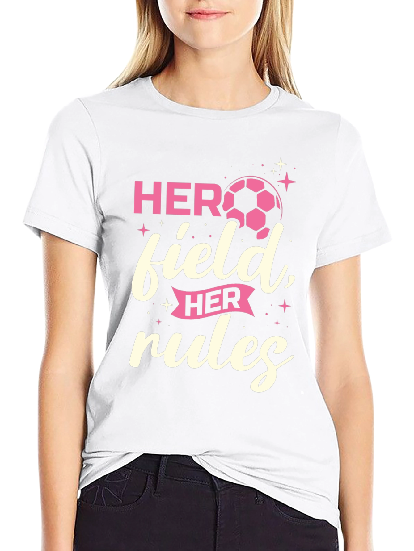 Her Field Her Rules Womens Soccer T-Shirt