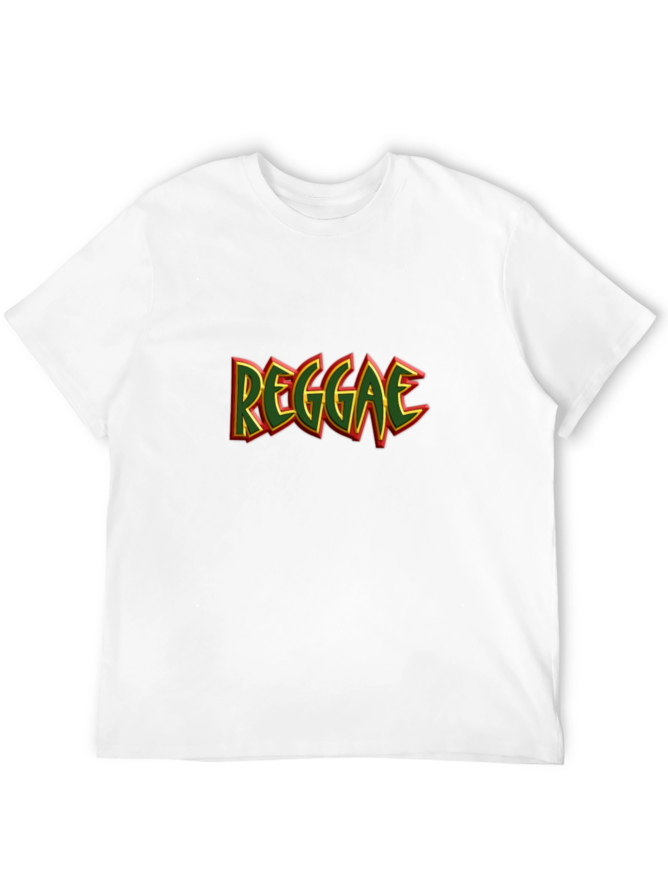 Reggae Style Graphic T-Shirt - Black