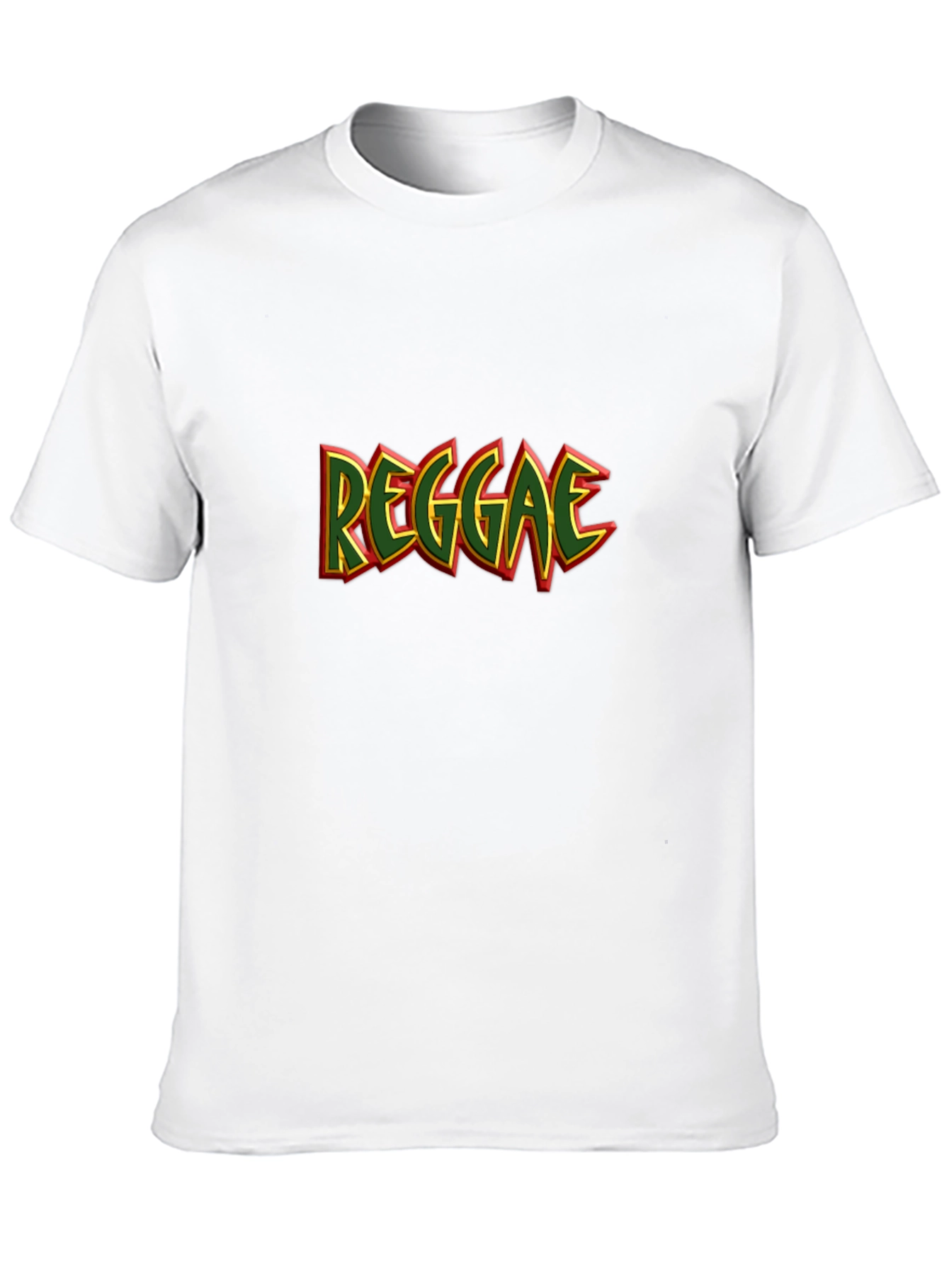 Reggae Style Graphic T-Shirt - Black