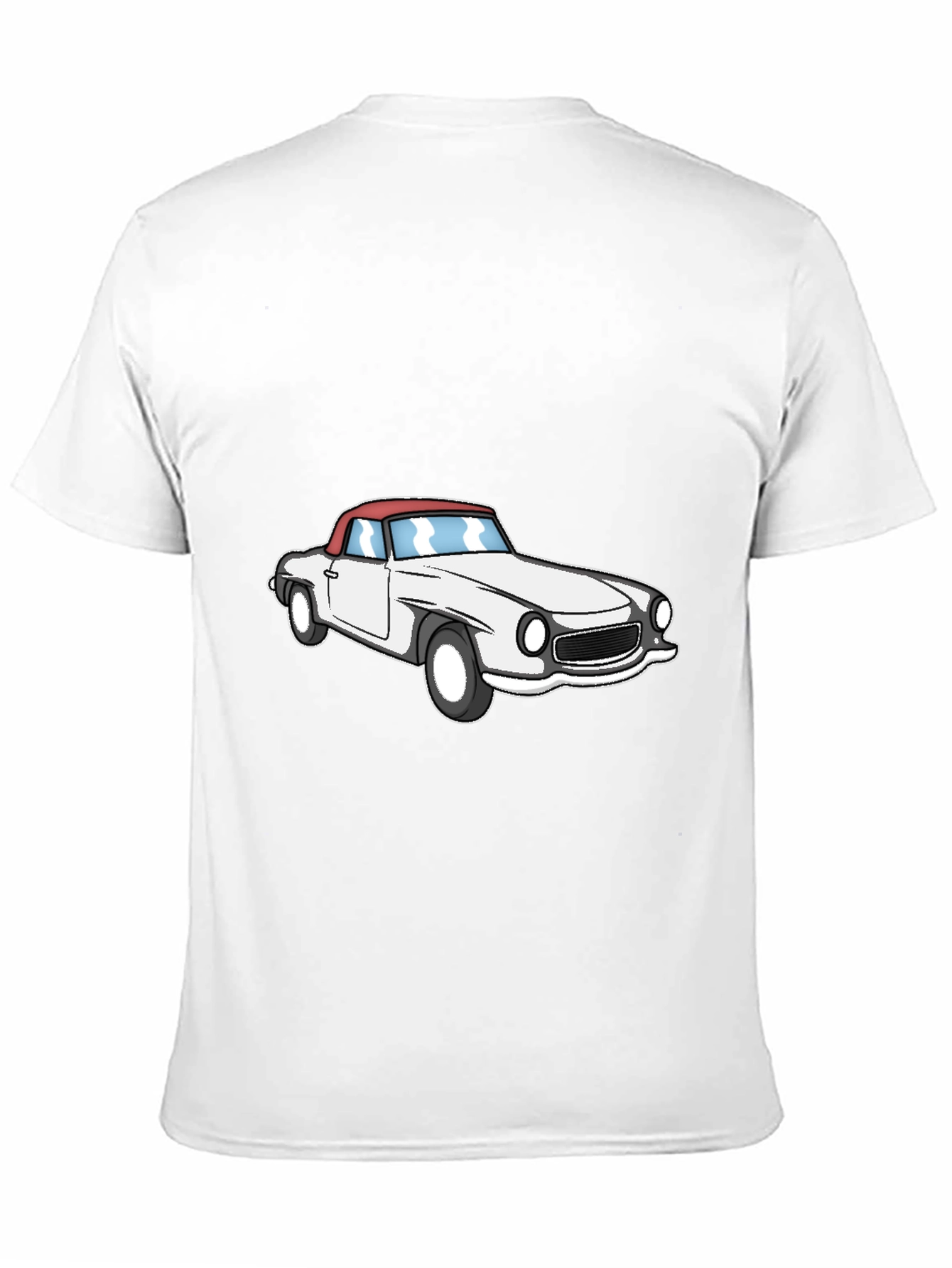 Classic Car Graphic Tee - Black Short Sleeve