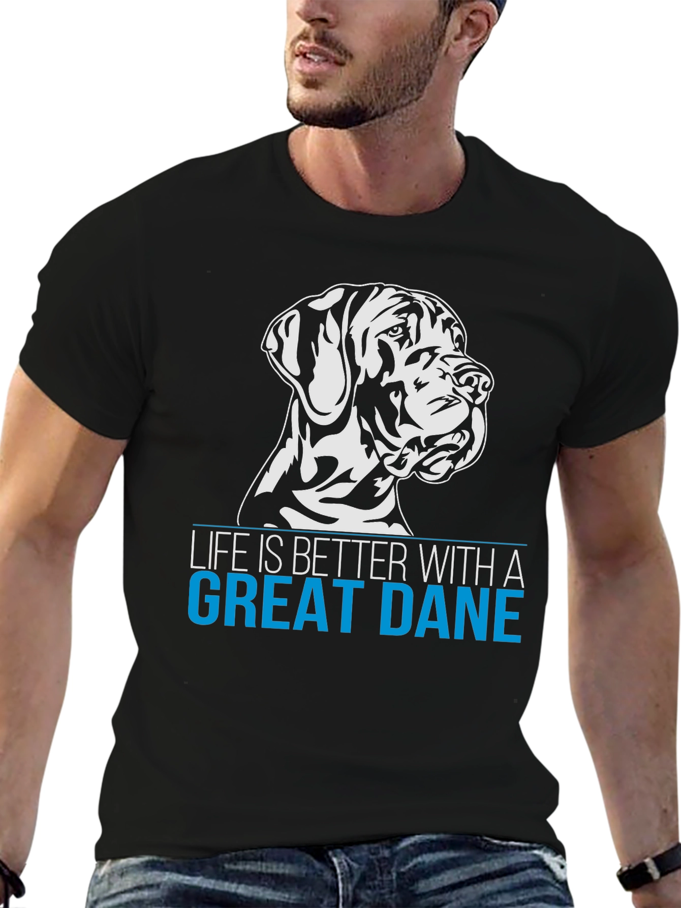Great Dane Life T-Shirt - Dog Lover Tee